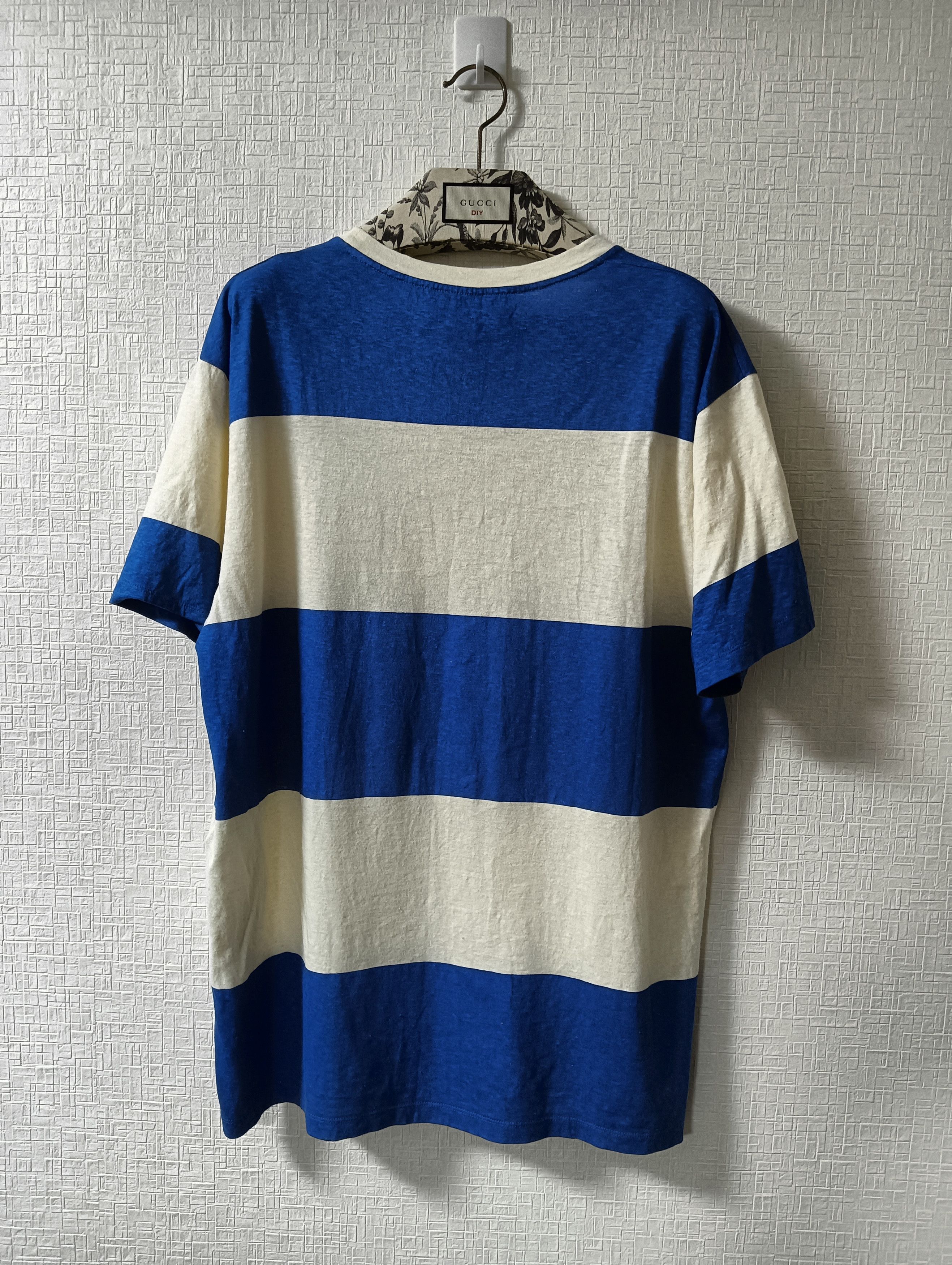Gucci Block Stripe Logo Tee Size US S / EU 44-46 / 1 - 3 Thumbnail