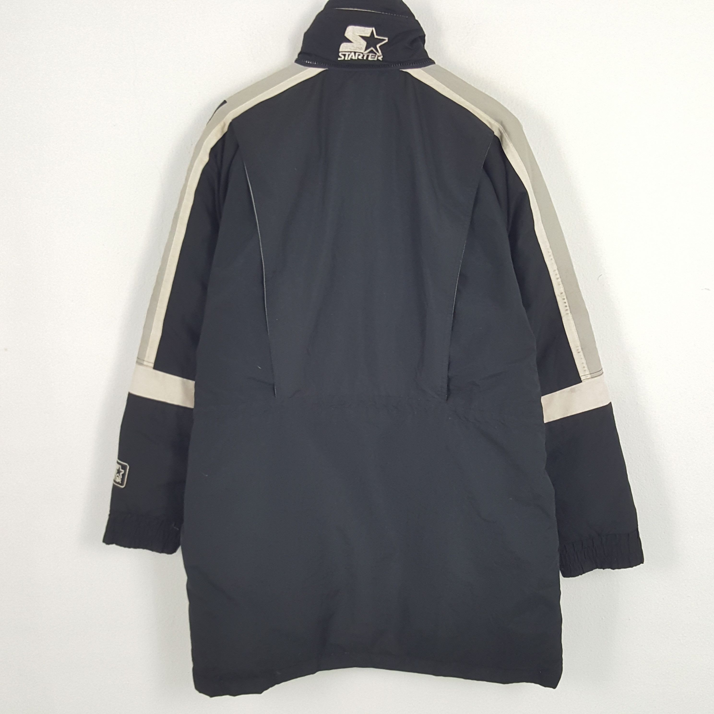 NFL × Vintage Vintage NFL X Raiders Windbreaker Long Jacket Size US L / EU 52-54 / 3 - 3 Thumbnail