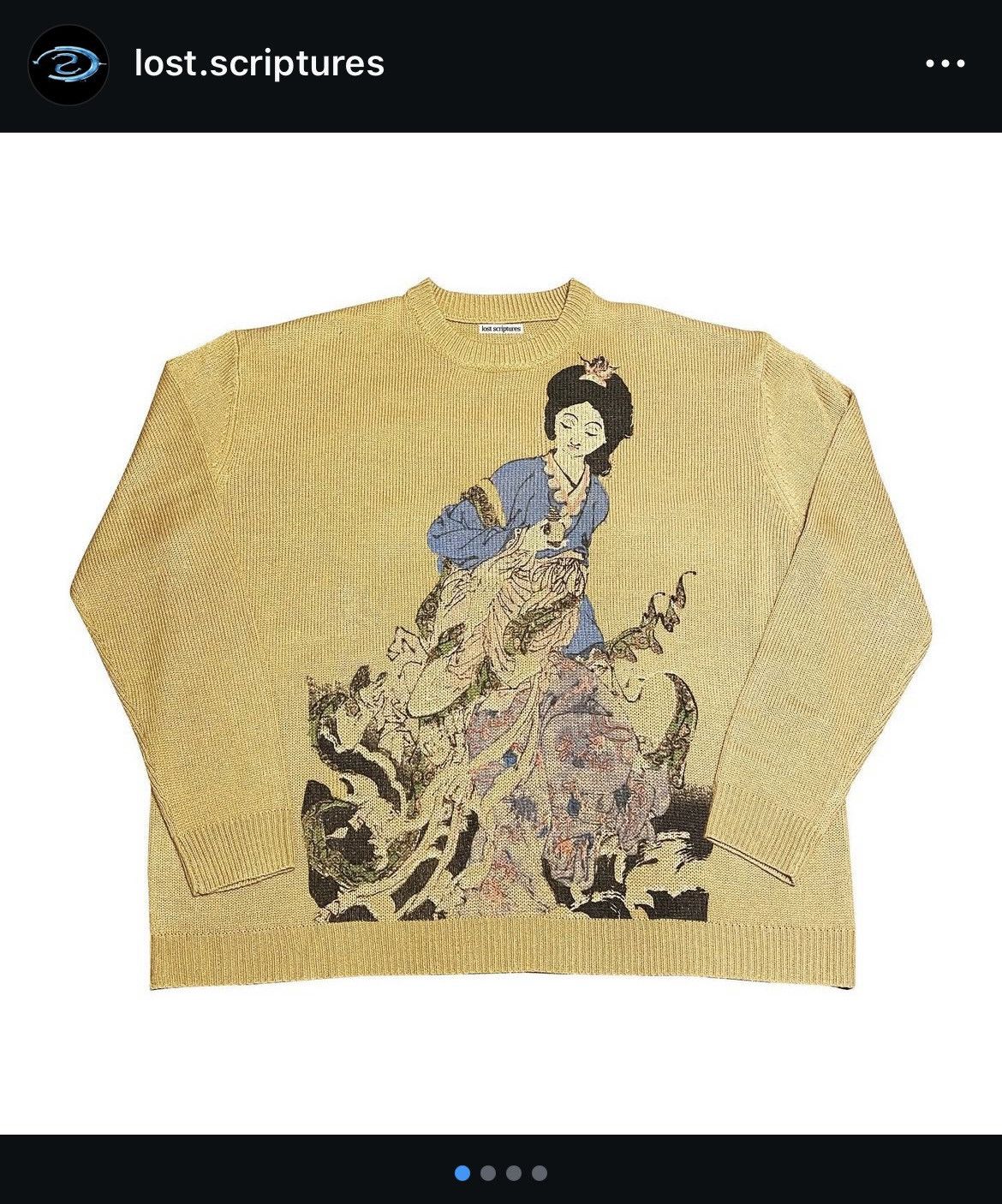 Designer × Japanese Brand Lost scriptures sweater Size US XL / EU 56 / 4 - 6 Thumbnail