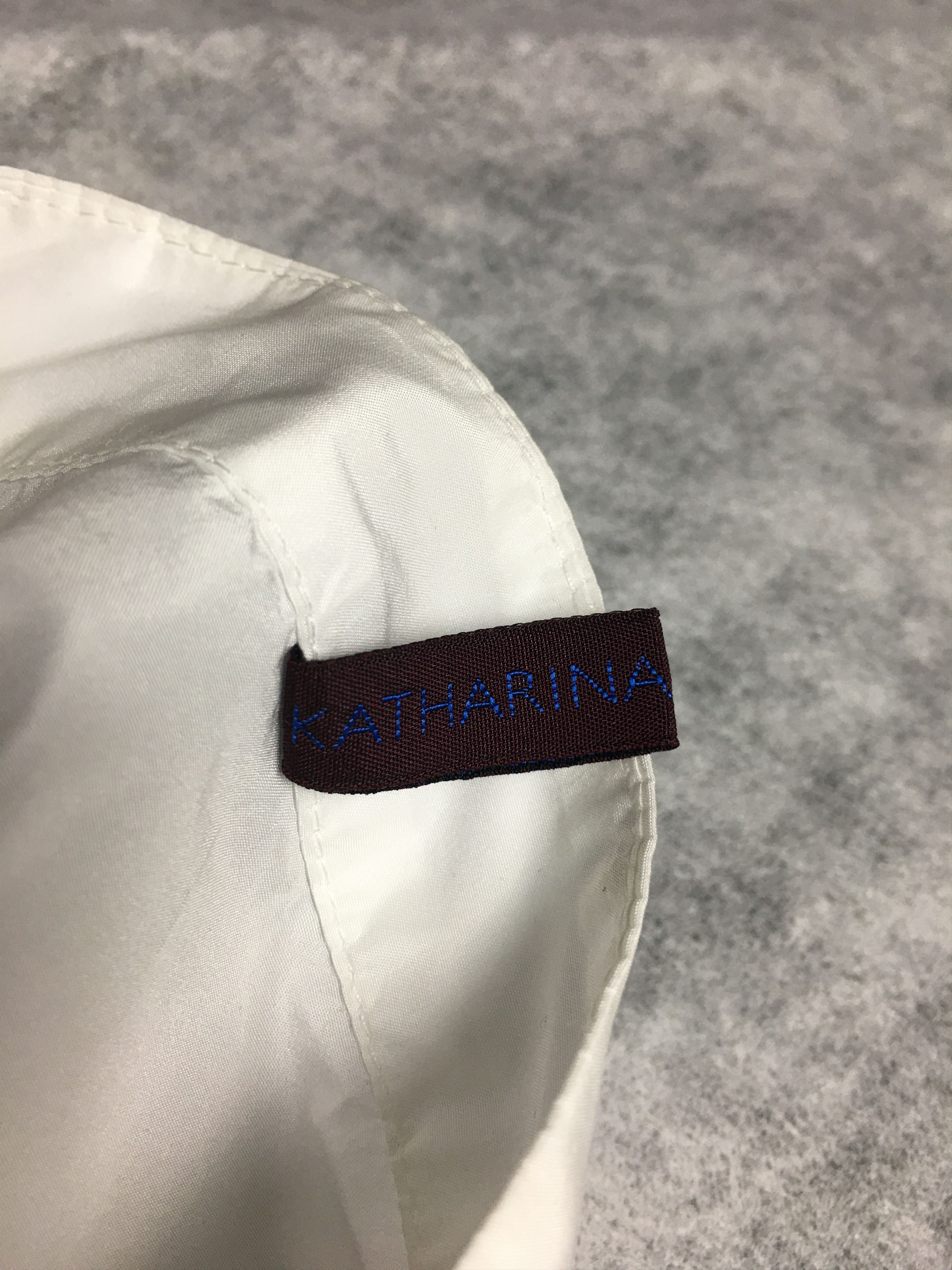 Other Katharina Hovman White Deco Blouse Shirt Size M / US 6-8 / IT 42-44 - 8 Thumbnail
