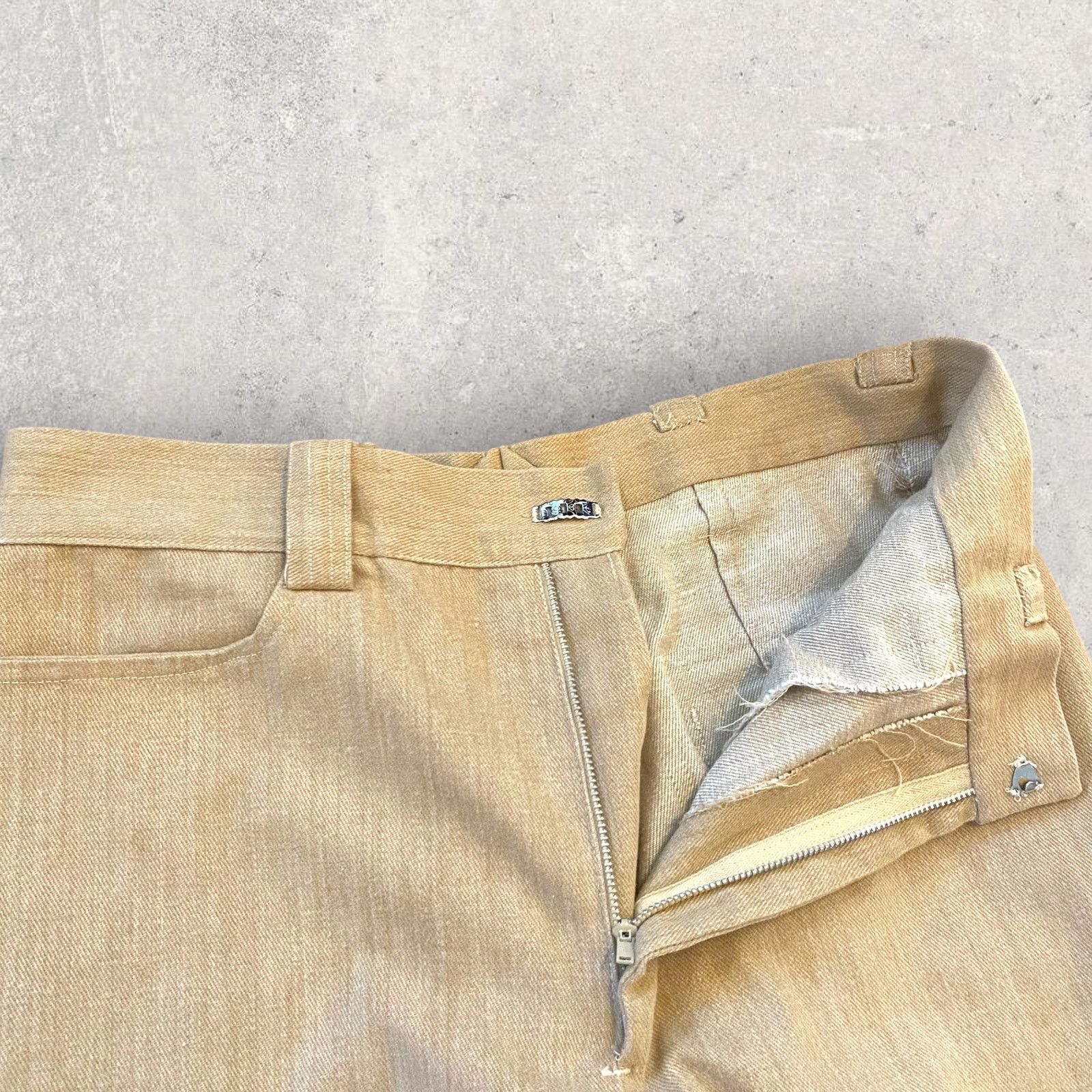 Handmade Vintage 70s Western Disco Pants Bootcut Pearl Snap Size US 32 / EU 48 - 5 Thumbnail