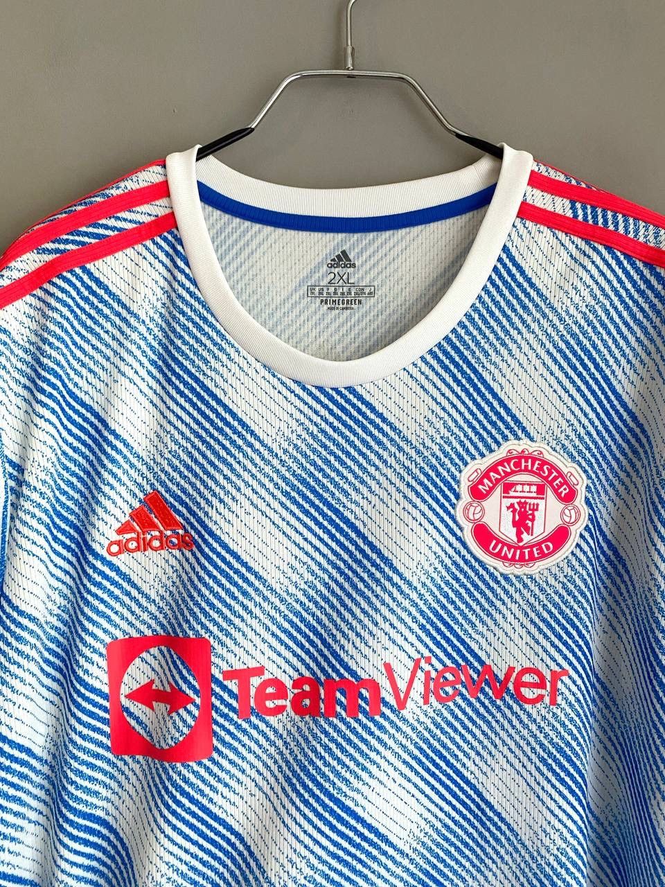Adidas Manchester United 2021/22 Away Soccer Jersey #7 RONALDO, XXL Size US XXL / EU 58 / 5 - 14 Thumbnail