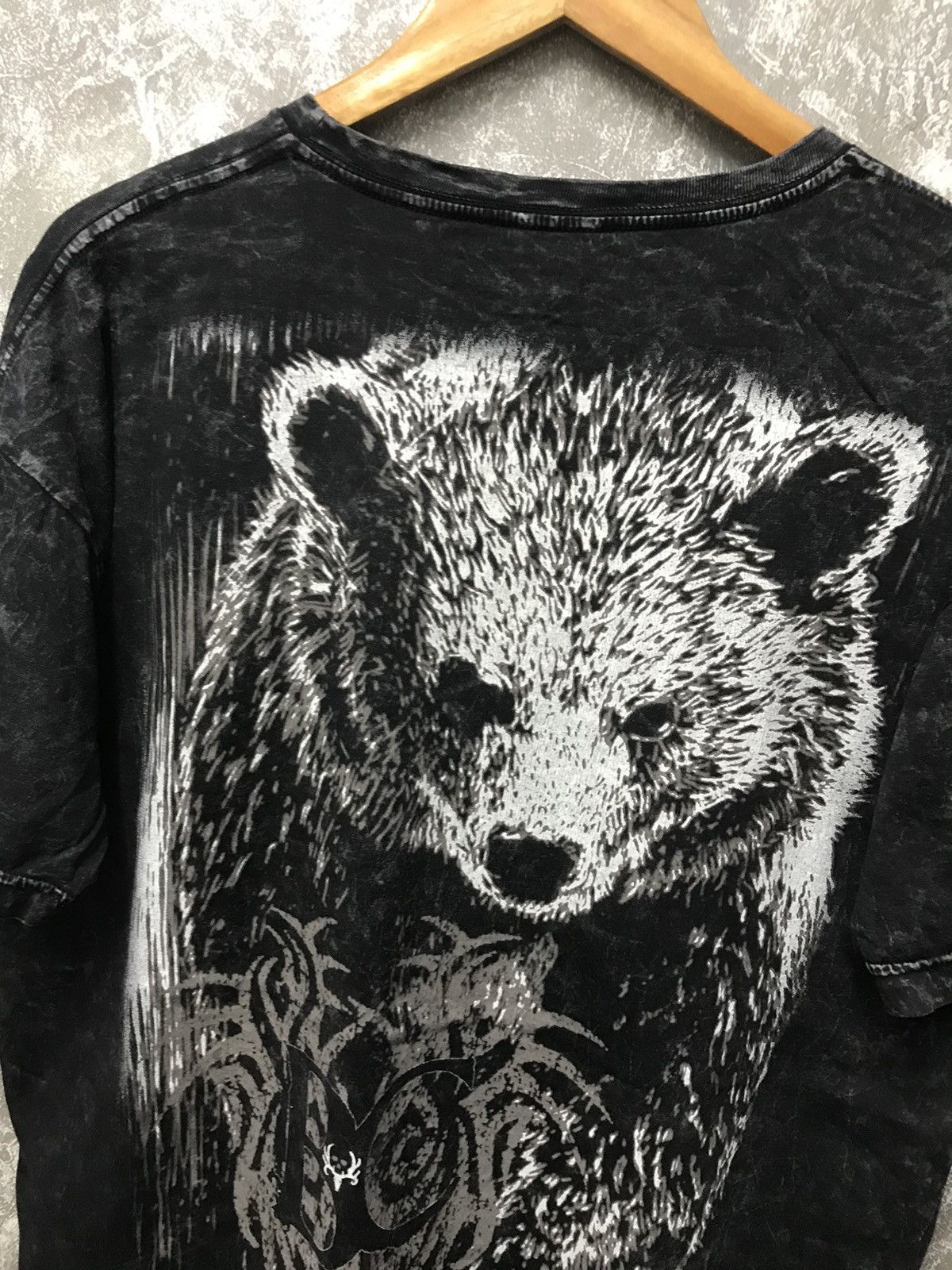 Affliction × Helix × Southpole Affliction Bone Collector Bear Y2K Graphic Tee Size US XL / EU 56 / 4 - 3 Thumbnail