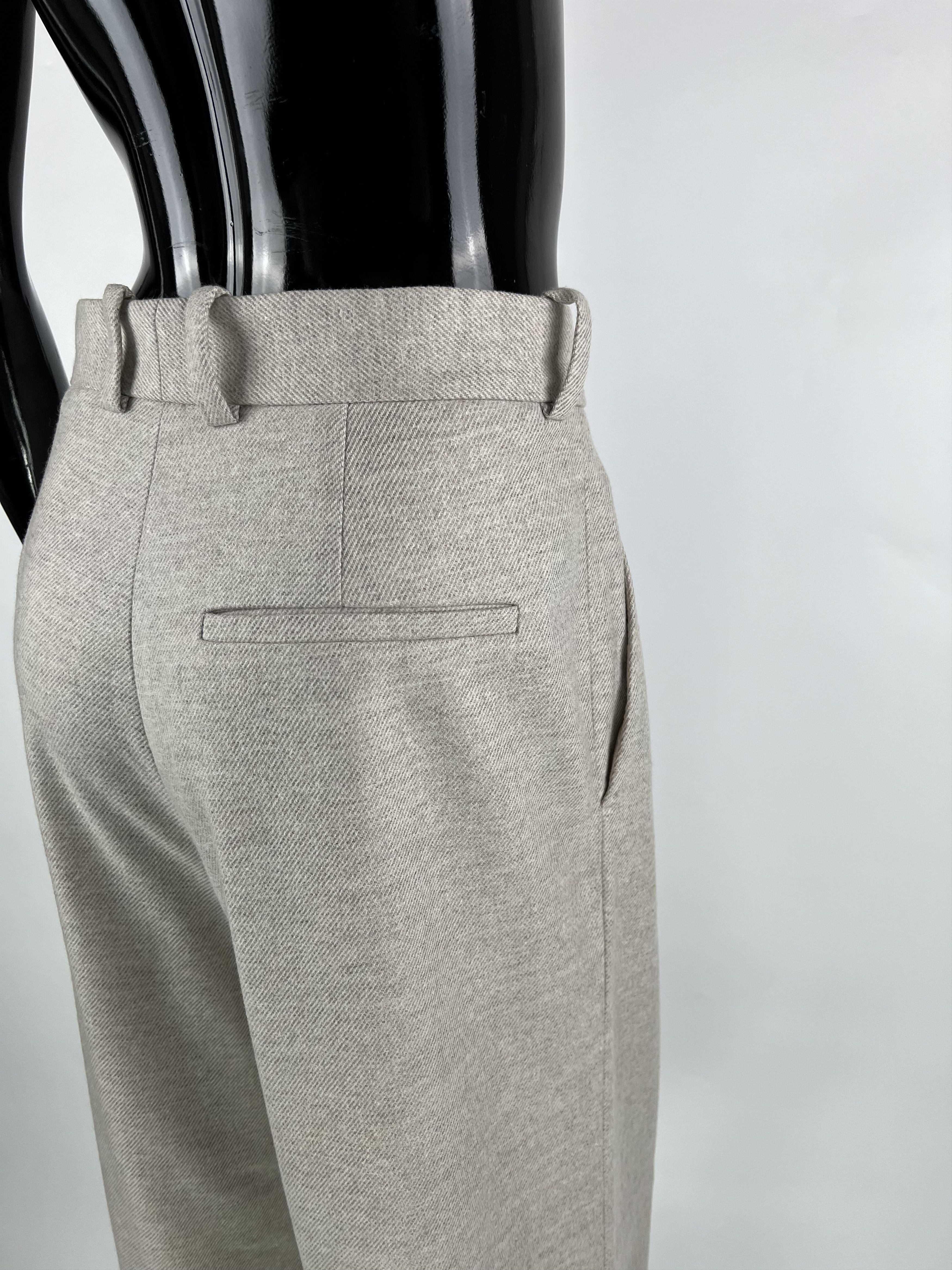 Cos COS Women's Gray Wool Cashmere Pants Size EUR42 Size 34" / US 12 / IT 48 - 8 Thumbnail