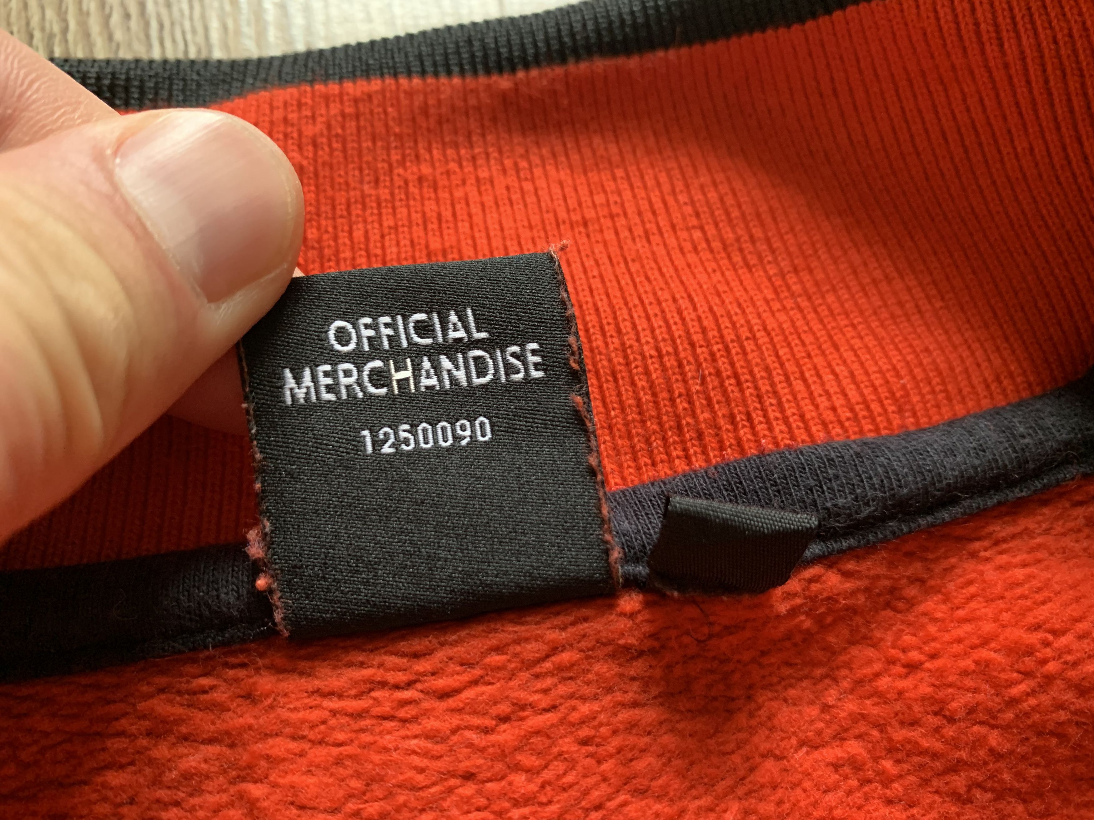 Vintage Vintage Manchester United 1/4 Zip Pullover Sweatshirt Size US L / EU 52-54 / 3 - 7 Thumbnail