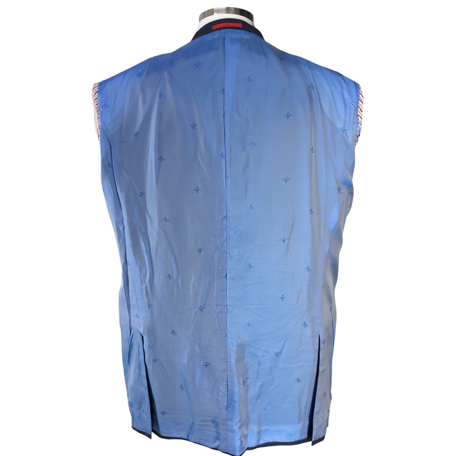 Isaia ISAIA Size 46L Sport Coat Blazer Base S Timeless 140s Blue Size 46L - 16 Thumbnail