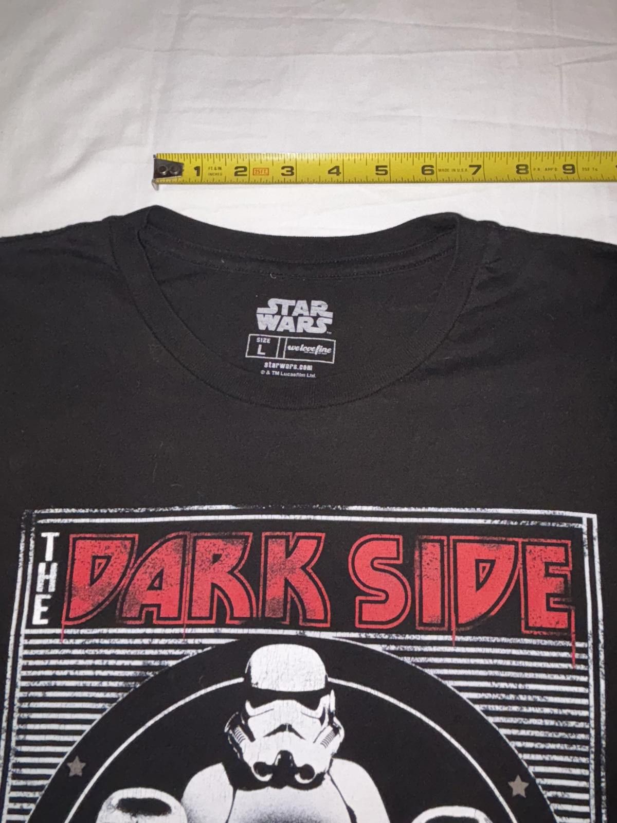 Star Wars Star Wars Dark Side Graphic Tee Size US L / EU 52-54 / 3 - 8 Thumbnail