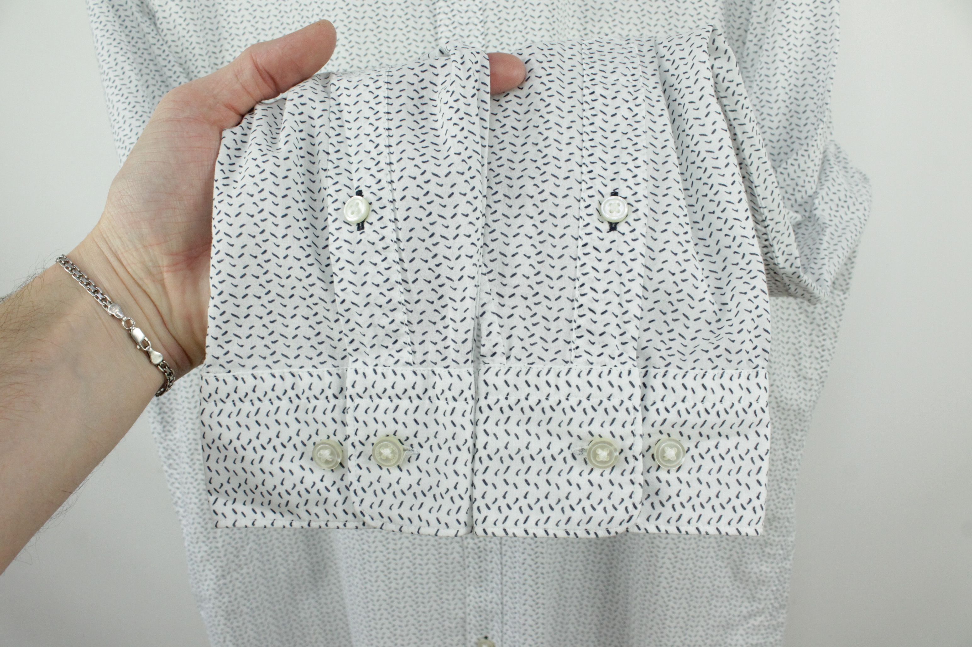 Designer × Hugo Boss Hugo Boss Match Point Cotton Slim Fit Dress Shirt Men's Size US XXL / EU 58 / 5 - 4 Thumbnail