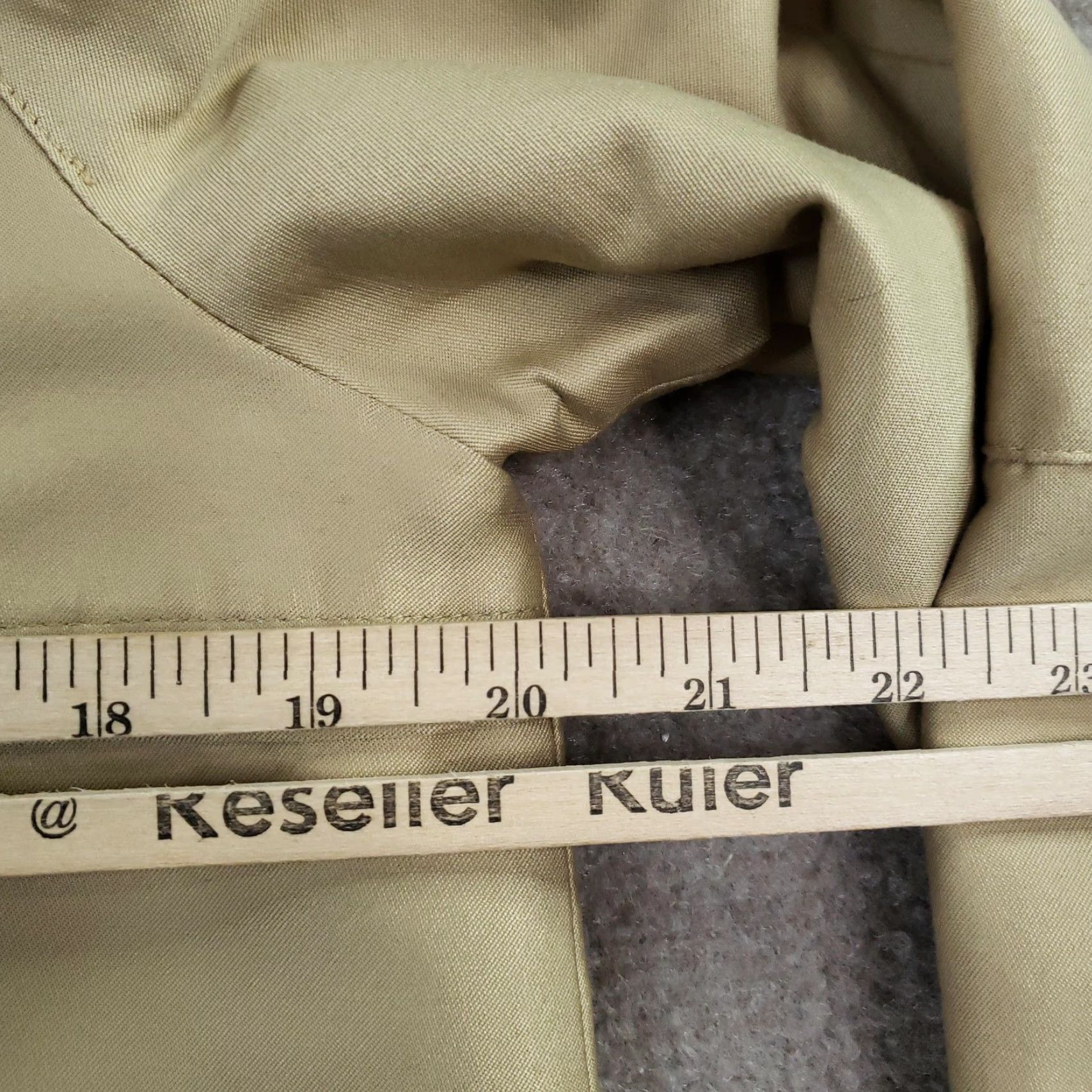 Pendleton Pendleton Womens Trench Coat Jacket Belted Cuff Lined Pockets Mid-Length Tan Khaki Beig​e Z S Size S / US 4 / IT 40 - 3 Thumbnail