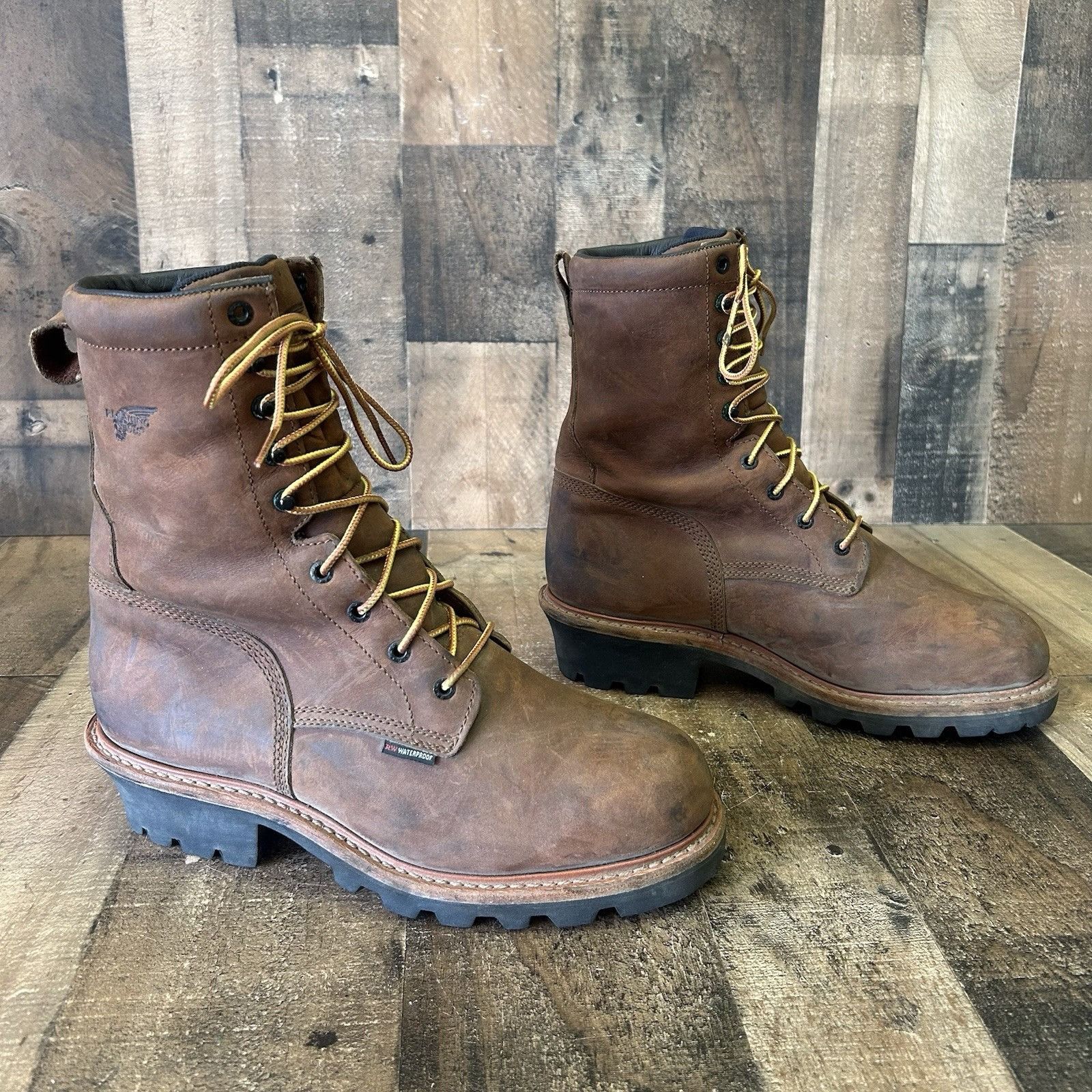 Red Wing Red Wing 4417 Steel Toe Loggermax Work Boots Mens 10.5 D Size US 10.5 / EU 43-44 - 12 Thumbnail