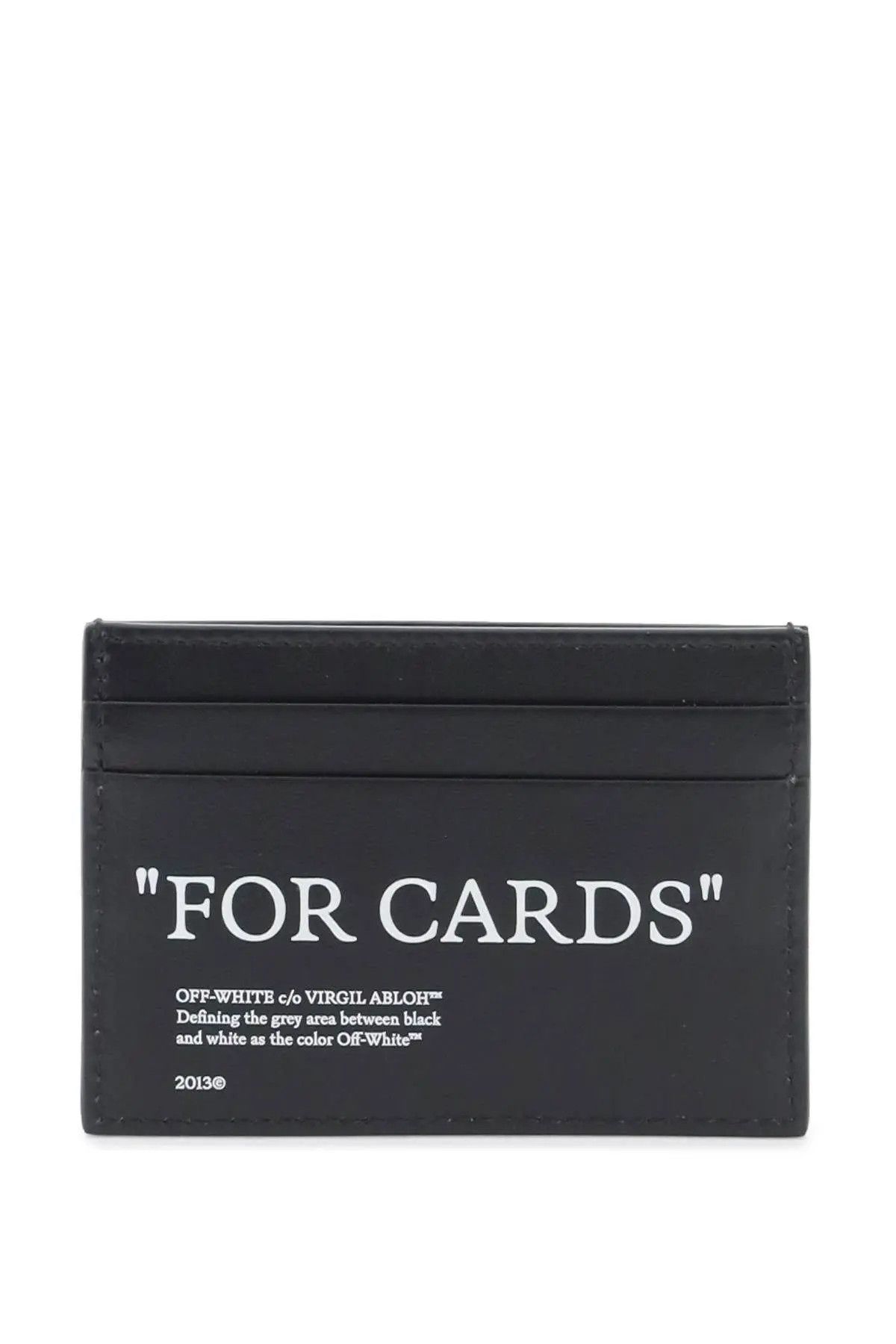 Off-White o1s22i1n0124 Bookish Card Holder in Black Size ONE SIZE - 3 Thumbnail