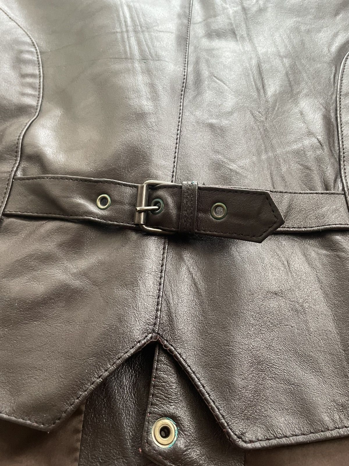 Genuine Leather × Vintage Leather Vest Size US XL / EU 56 / 4 - 7 Thumbnail