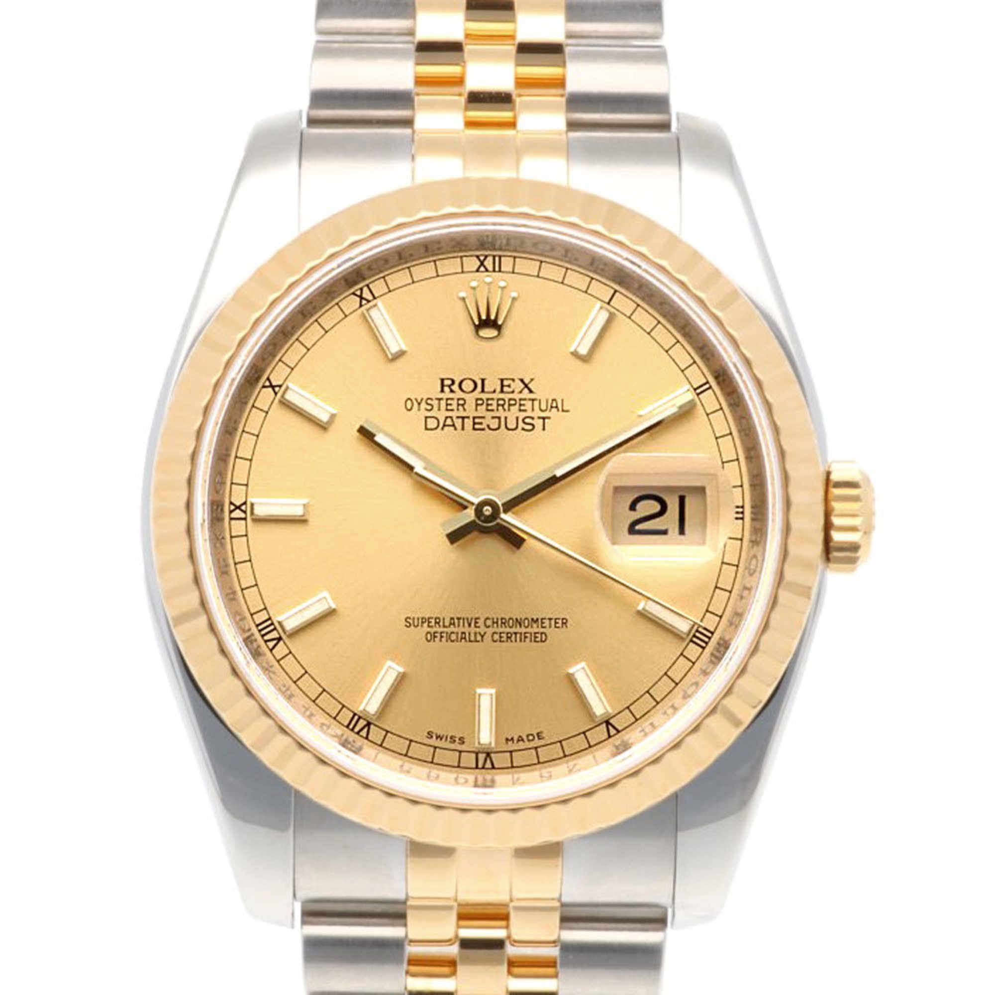 Rolex Rolex Datejust Oyster Perpetual Watch Stainless Steel 116233 Automatic Men's ROLEX Z Series 2006 Model Manufacturer Overhauled Size ONE SIZE - 1 Thumbnail