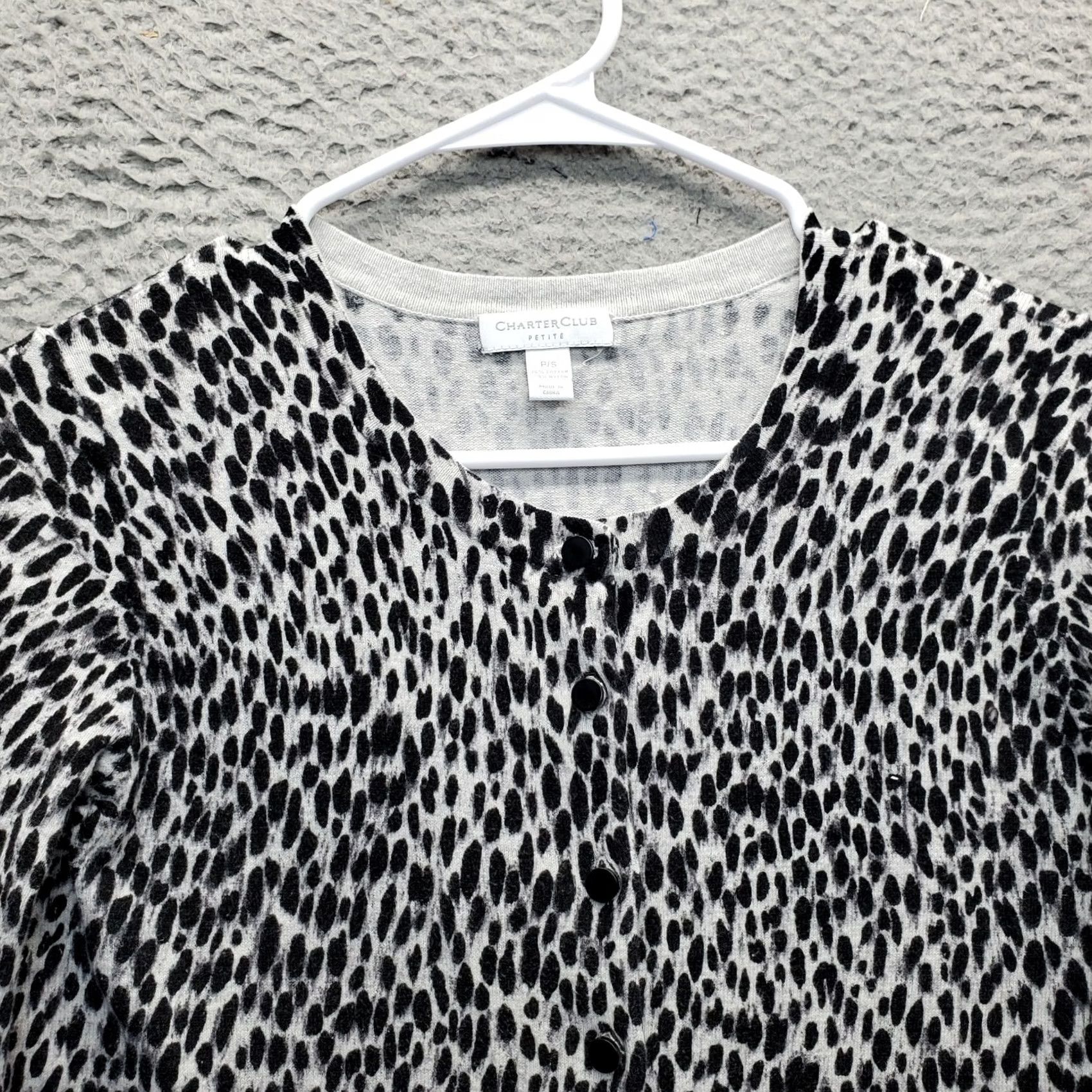 Charter Club Charter Club Cardigan Women’s PS Multi Leopard Print Long Sleeve Button Front Shirt Mens? Size S / US 4 / IT 40 - 3 Thumbnail