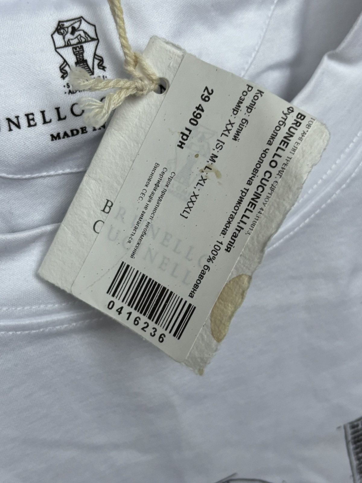 Brunello Cucinelli Brunello Cucinelli Graphic T-Shirt Size US XXL / EU 58 / 5 - 5 Thumbnail