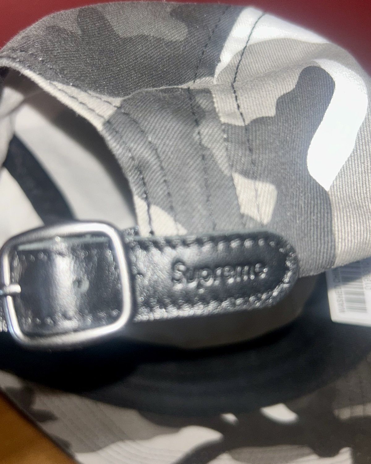 Supreme Supreme Washed Chino Twill Camp Cap (SS26) Snow Camo Size ONE SIZE - 7 Thumbnail