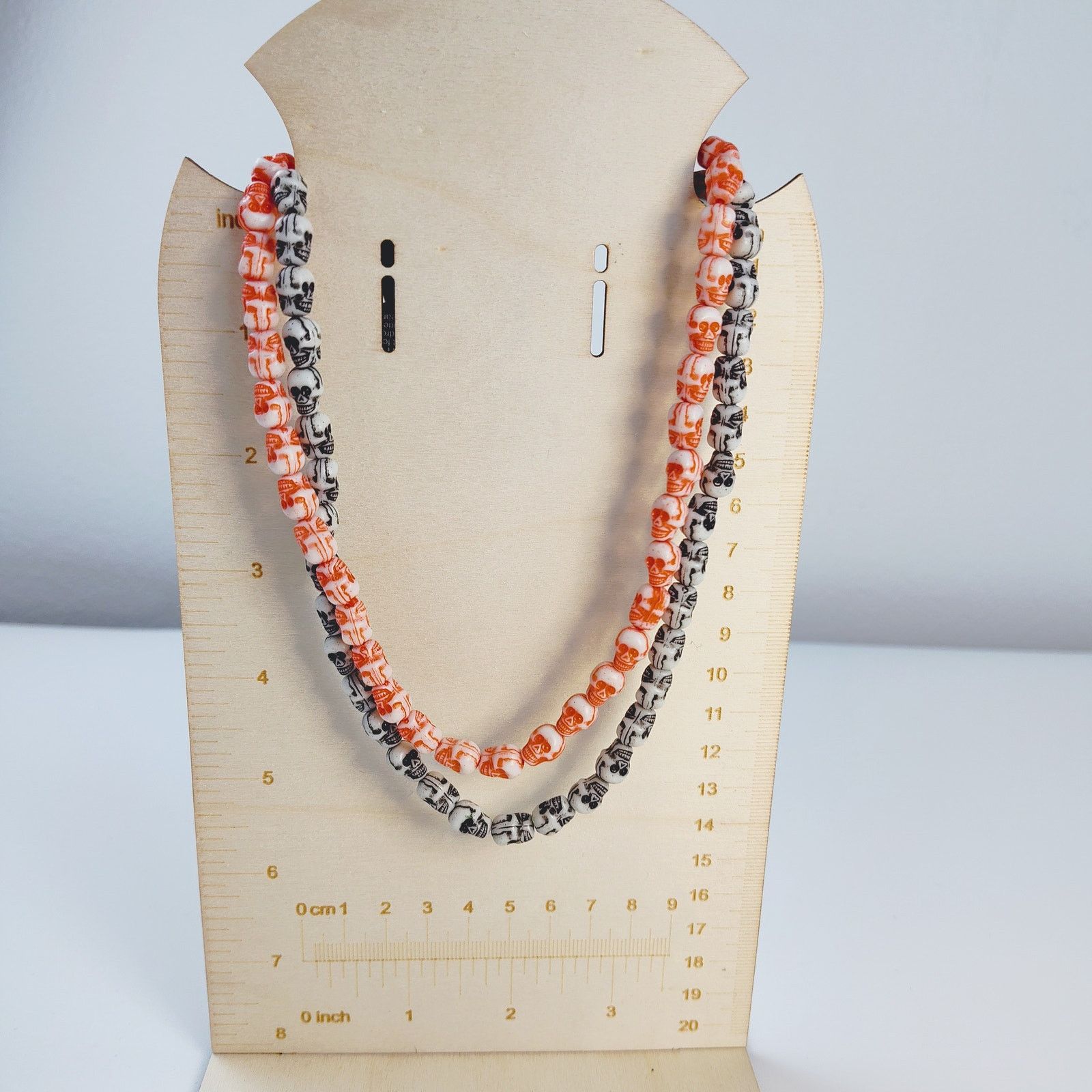 Disney Disneyland Skull Beaded Necklaces Halloween NWT Size ONE SIZE - 9 Thumbnail