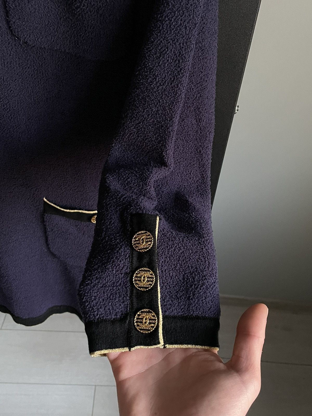 Chanel Chanel Gold CC Logo Buttons Teddy Dress Size S / US 4 / IT 40 - 12 Thumbnail