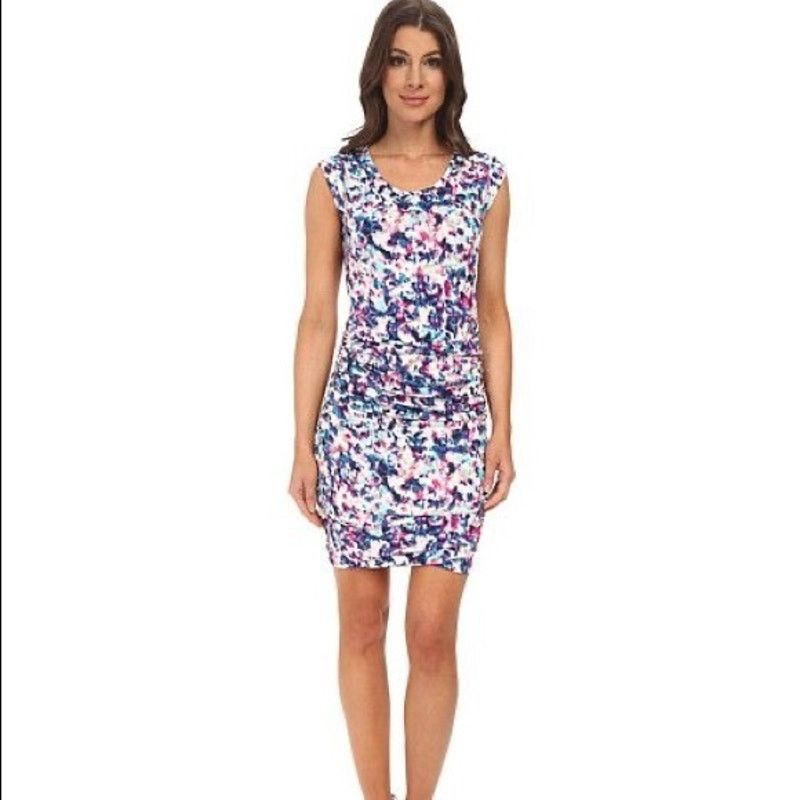 Other Kut From the Kloth Dress Bodycon Stretch Watercolor Print S Size S / US 4 / IT 40 - 2 Thumbnail