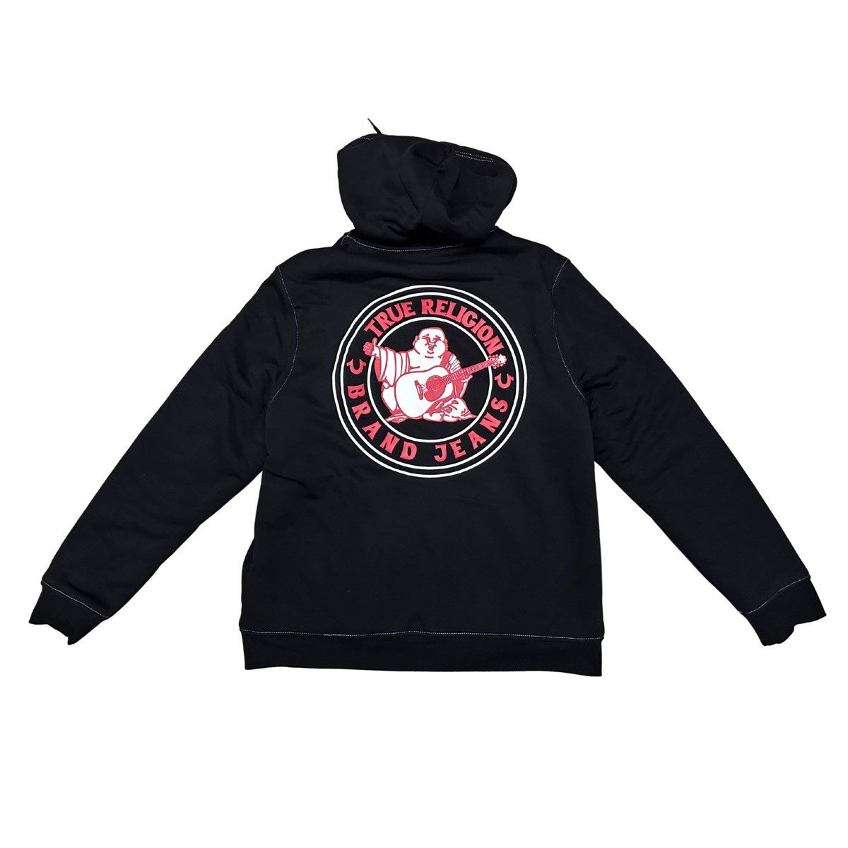 True Religion True Religion Men’s Logo Seal Sherpa Lined Zip Hoodie Black Size US L / EU 52-54 / 3 - 3 Thumbnail