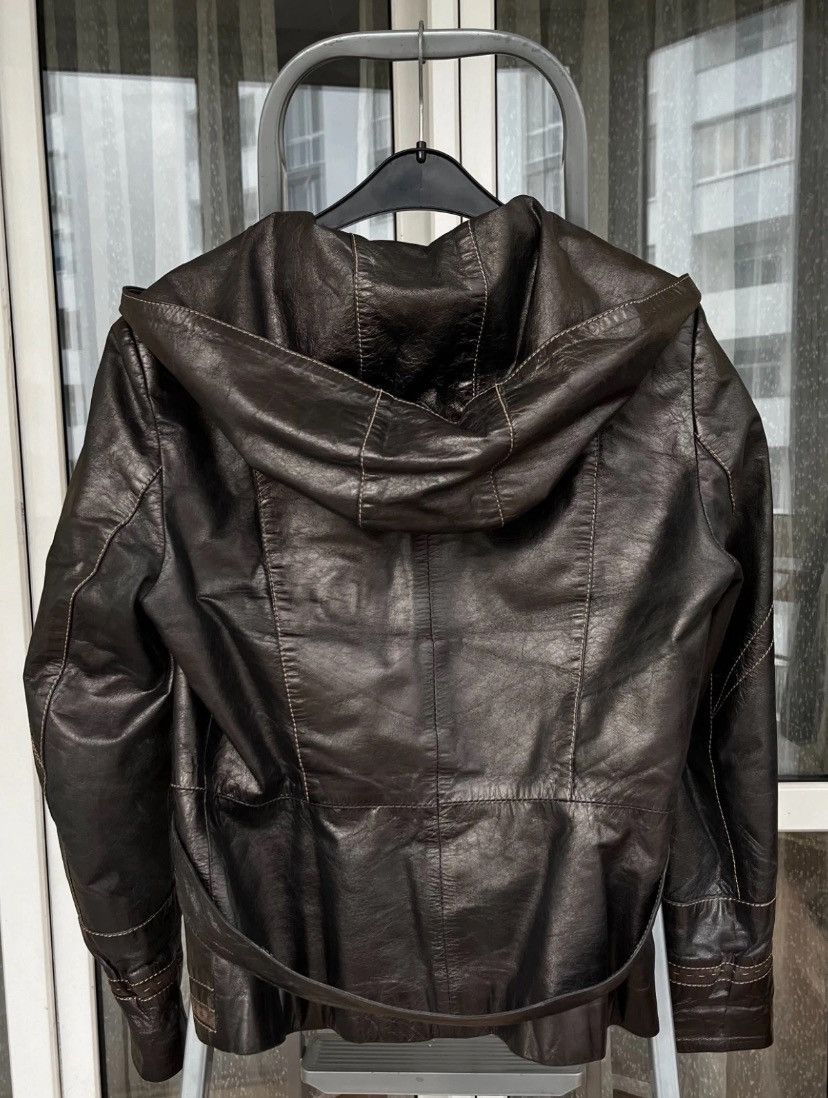 Other VTG Japanese Avant Garde Type! Cropped Leather Jacket Size US M / EU 48-50 / 2 - 9 Thumbnail