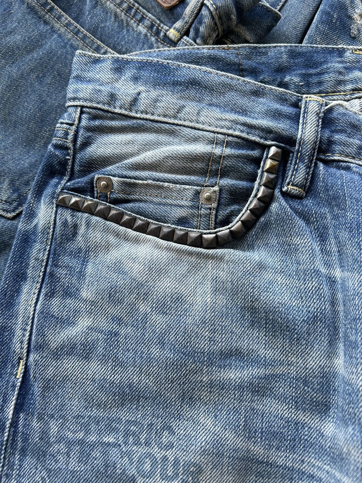 Hysteric Glamour × Japanese Brand Vintage Hysteric Glamour Selvedge disteressed denim🔥 Size US 29 - 6 Thumbnail