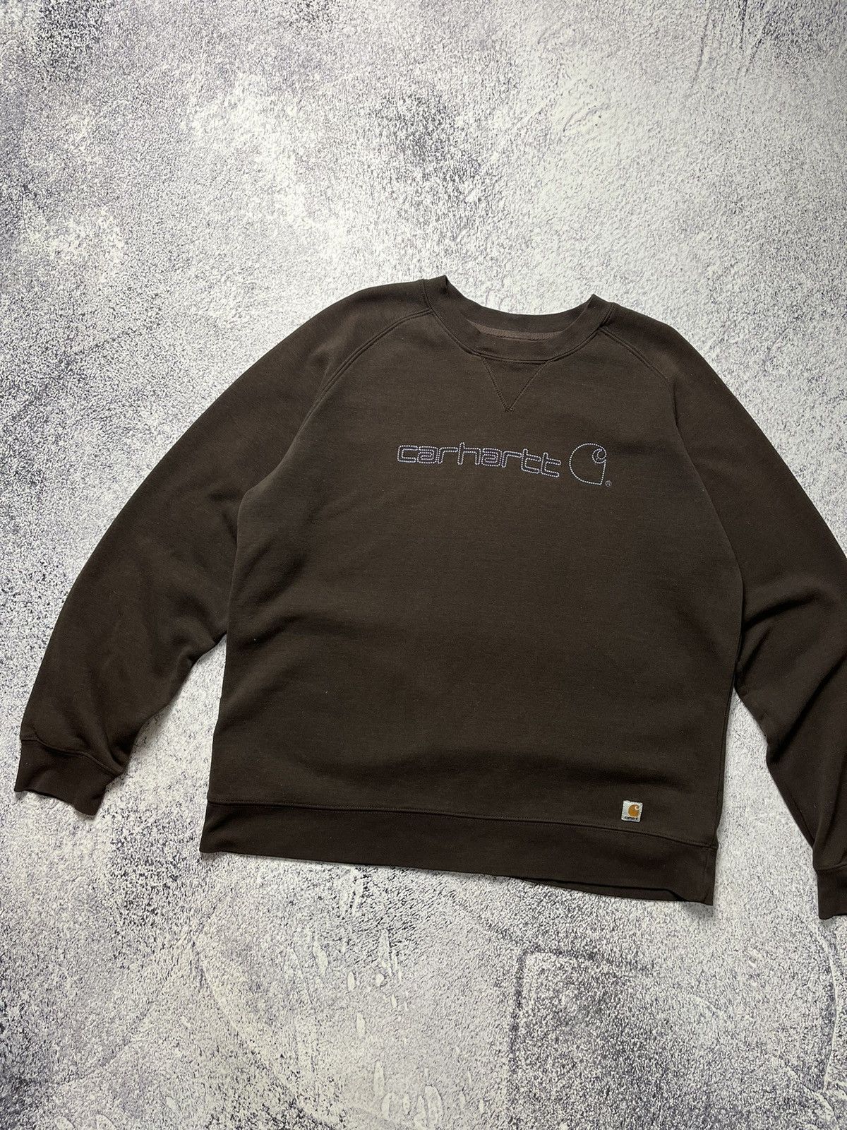 Carhartt Vintage Carhartt For Women Y2K Sweatshirt Big Logo Size L Size L / US 10 / IT 46 - 2 Thumbnail