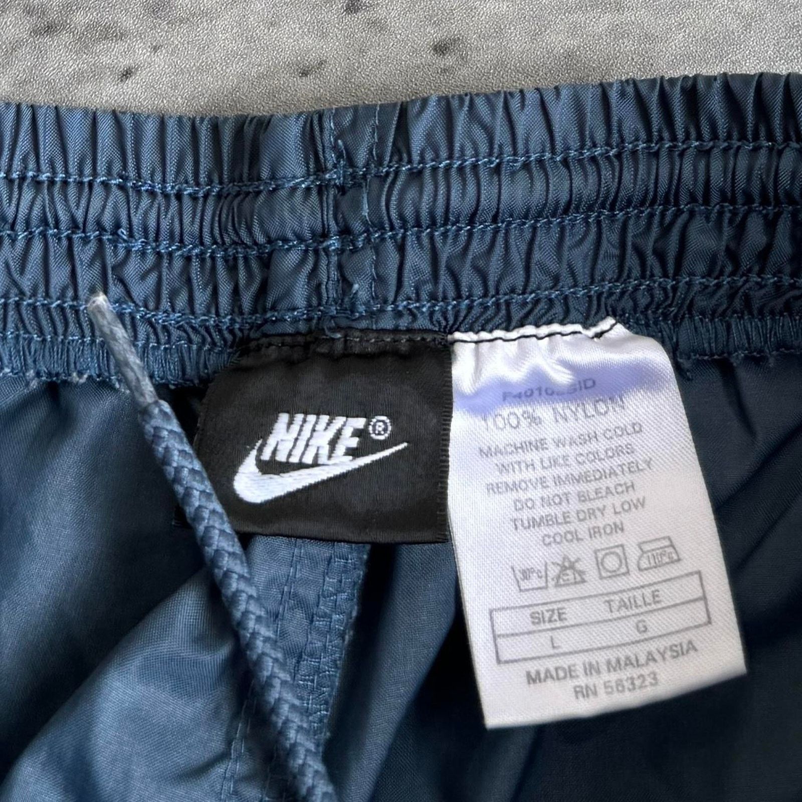 Nike × Nike ACG × Vintage Vintage Y2K Nike Tonal Blue Embroidered Opium Sweatpants Size US 30 / EU 46 - 4 Thumbnail