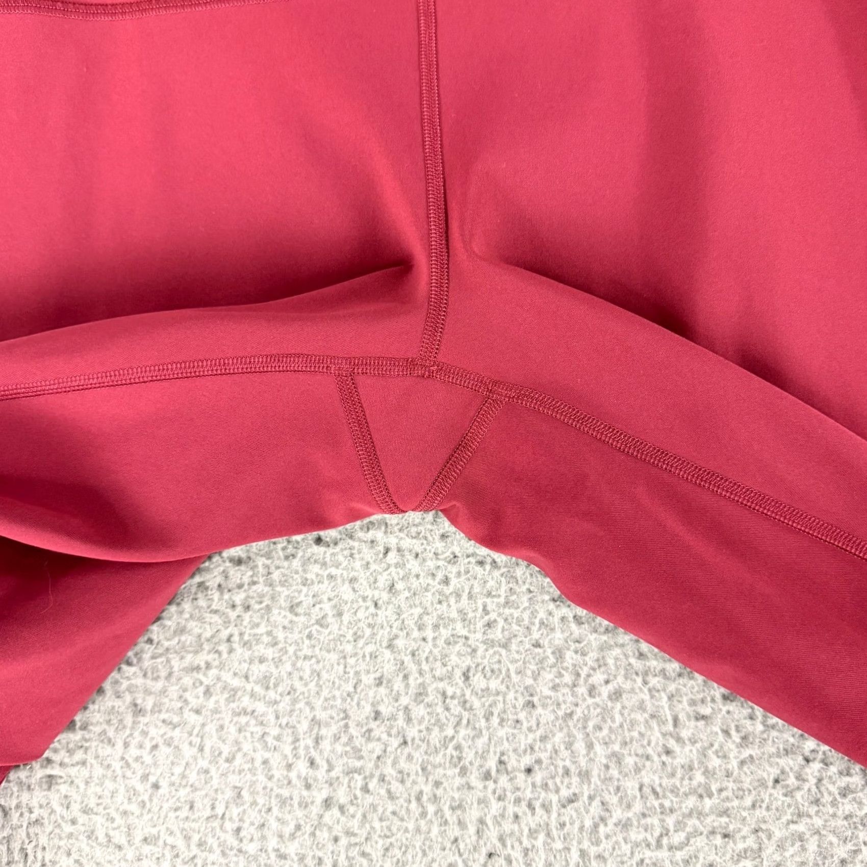 Lululemon Lululemon Wunder Train Leggings Womens 10 Burgundy Red High Rise 24 Inseam Size 32" / US 10 / IT 46 - 3 Thumbnail