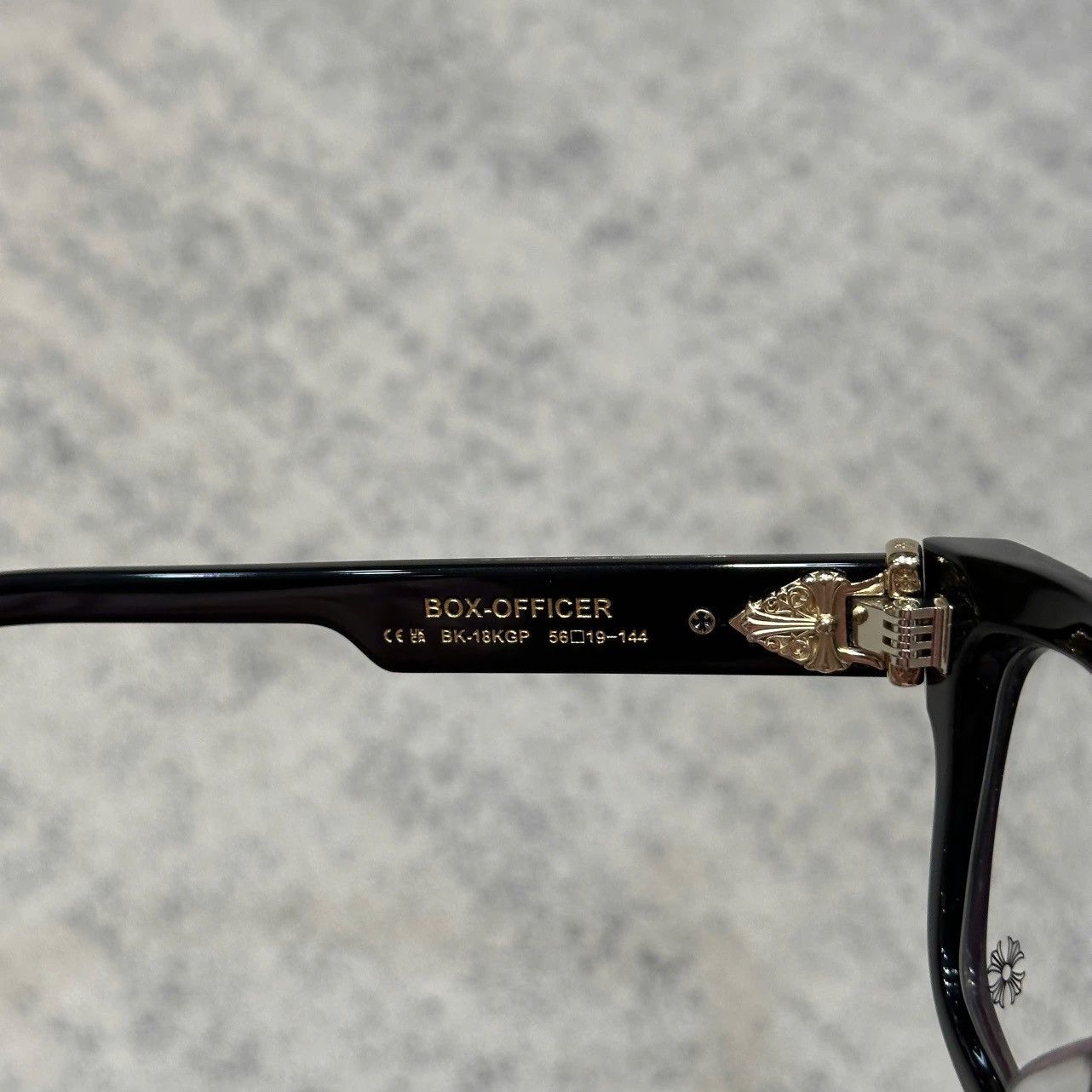 Chrome Hearts CHROME HEARTS BOX-OFFICER BLACK/18KGP Size ONE SIZE - 3 Thumbnail
