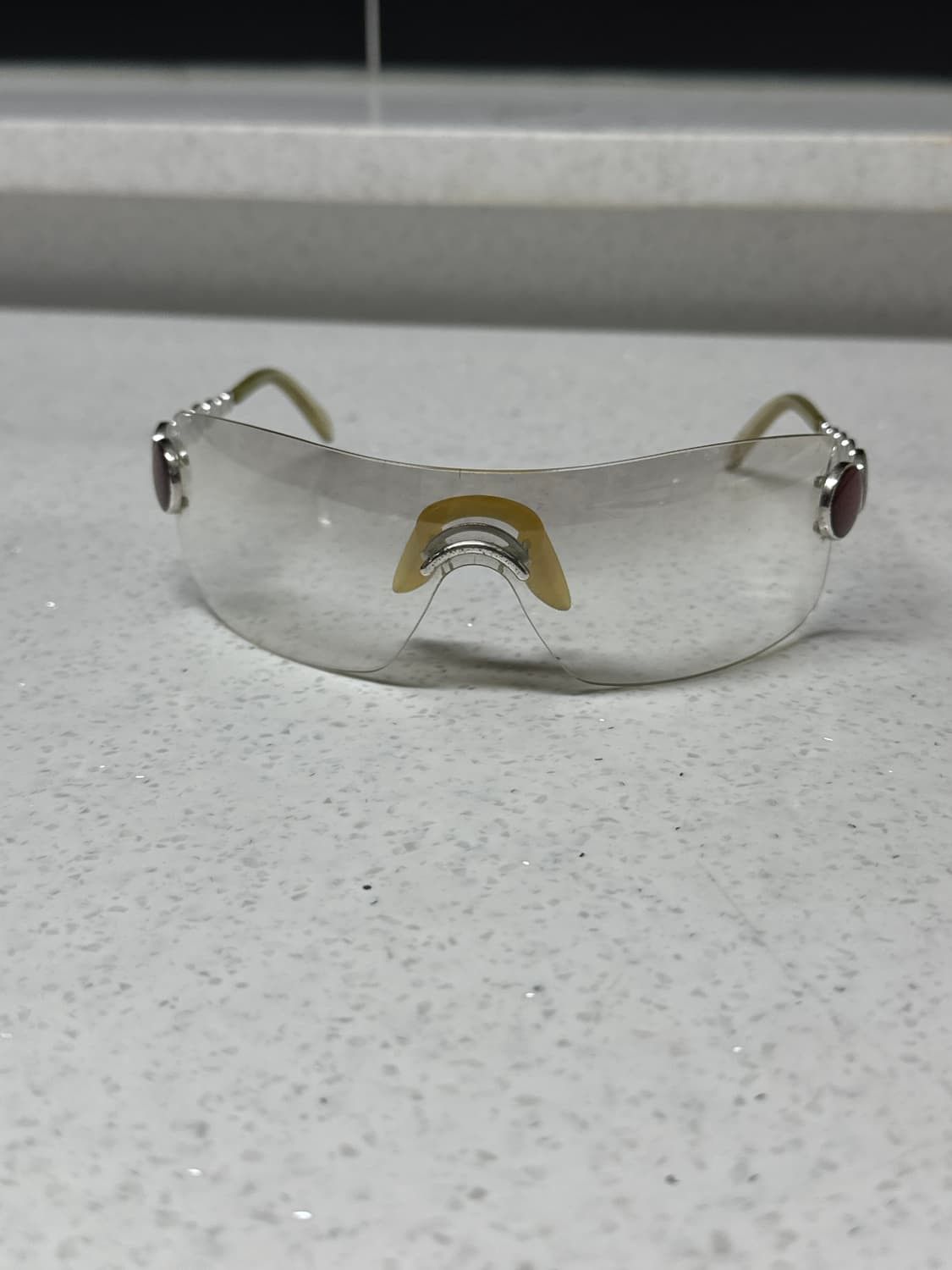 Dior × John Galliano Dior X John Galliano "FACE SHIELD" Goggle Sunglasses Size ONE SIZE - 3 Thumbnail