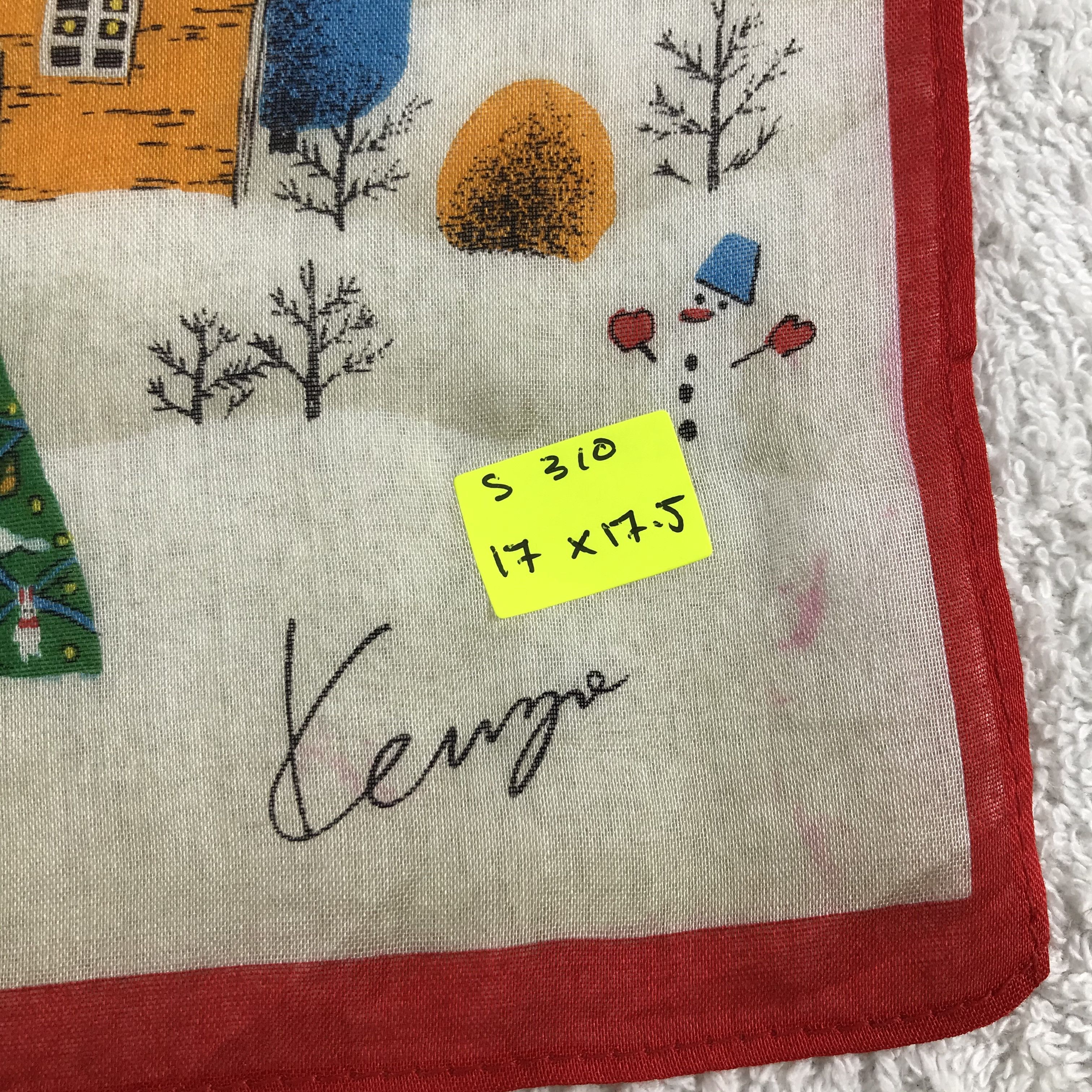 Kenzo × Vintage Kenzo Bandana / Handkerchief / Neckerchief - S310 Size ONE SIZE - 5 Thumbnail
