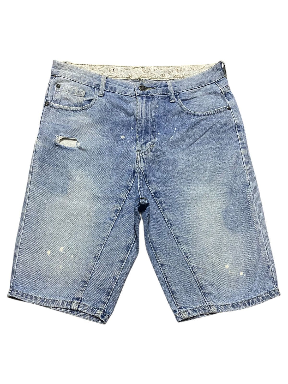 Other Short Jeans Light Wash Distressed Denim Size US 31 - 1 Thumbnail