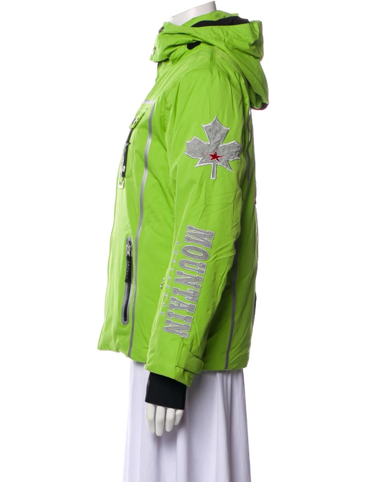 Bogner Bogner Vintage Green Ski Jacket w/Hood Sz: XL Size ONE SIZE - 2 Thumbnail