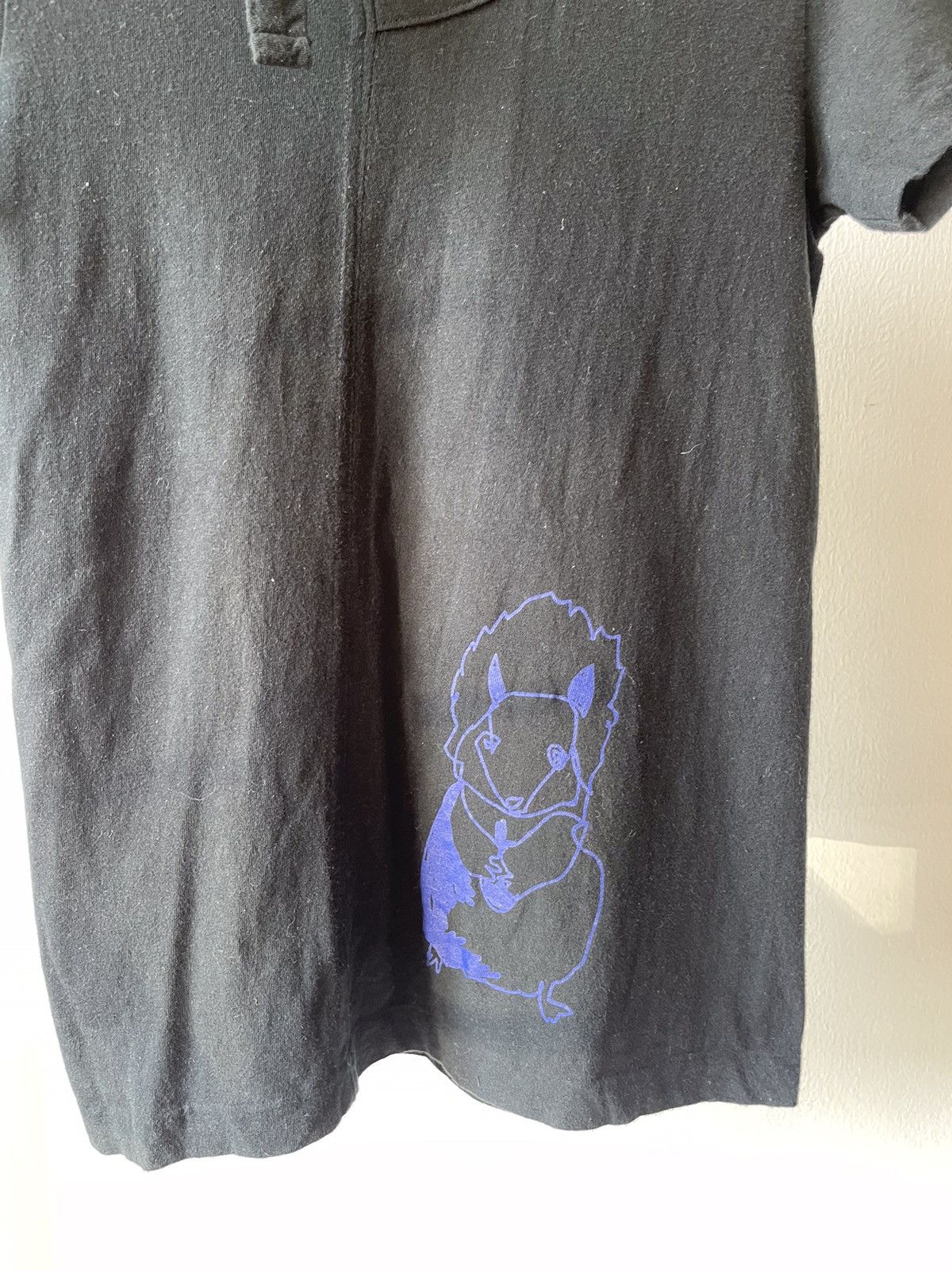 Y's × Y's for Men × Yohji Yamamoto 2000s Y’s Yohji Yamamoto Purple Squirrel Tee Size US XS / EU 42 / 0 - 5 Thumbnail