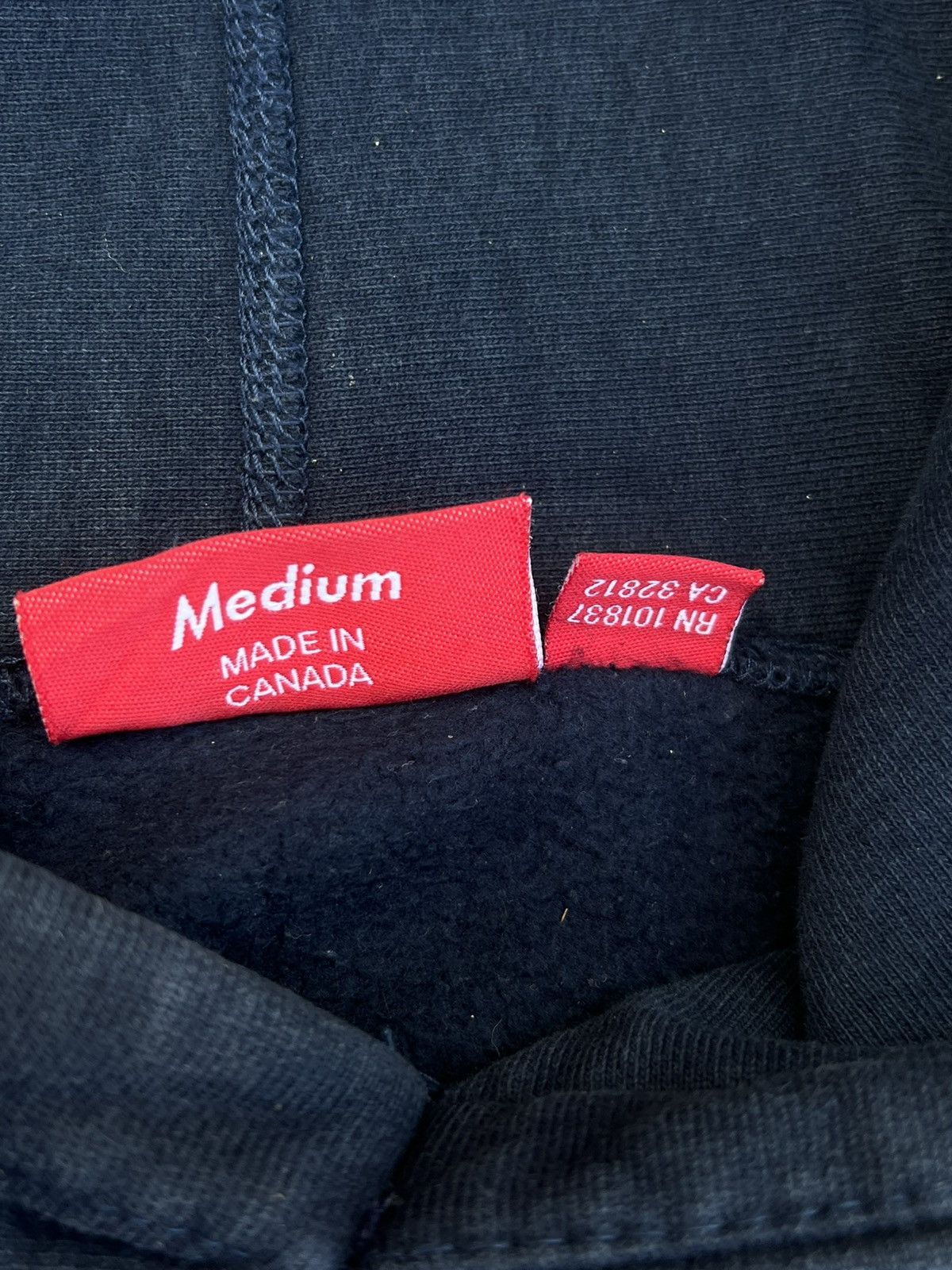 Supreme Vintage Navy Blue Box Logo Supreme (Bogo hoodie) Size US M / EU 48-50 / 2 - 6 Thumbnail