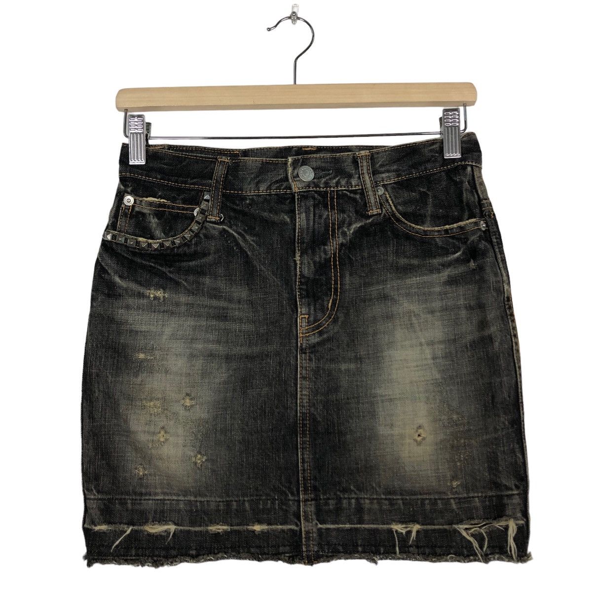 Hysteric Glamour 🔥Punk Design Skirt Denim Kinky Hysteric Glamour Japan Size 28" / US 6 / IT 42 - 2 Thumbnail