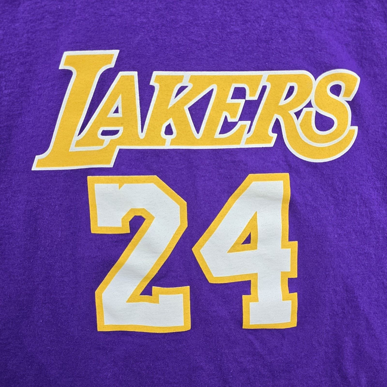 Gildan Los Angeles Lakers Kobe Bryant Shirt XL Purple Jersey Style Size US XL / EU 56 / 4 - 3 Thumbnail