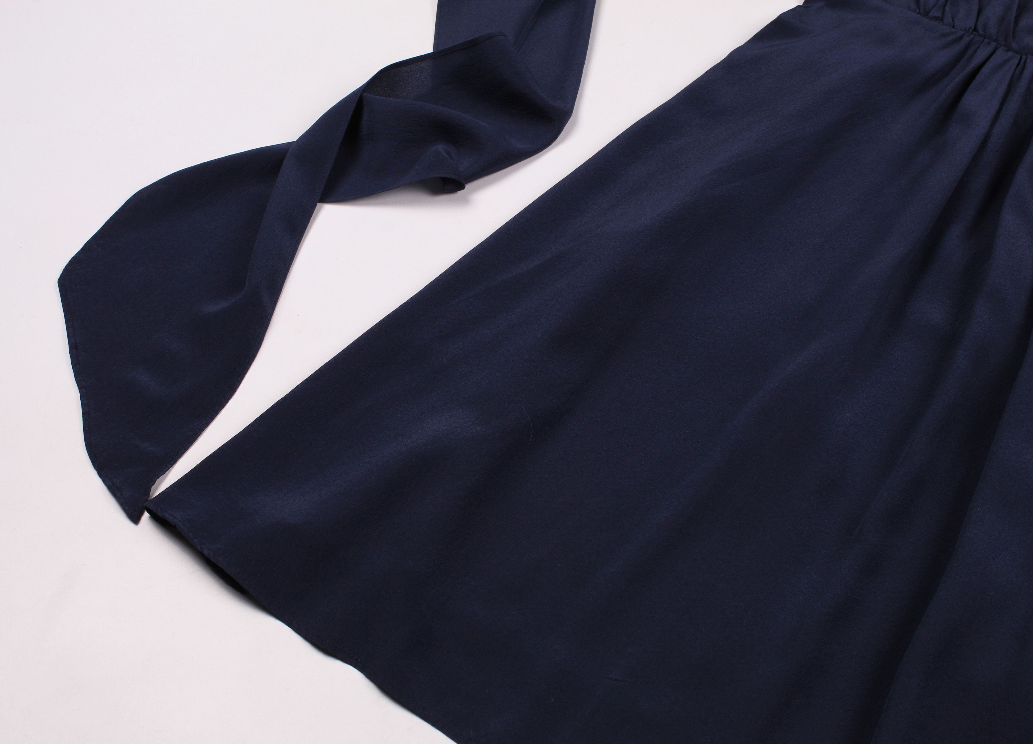 Armani Armani Exchange Navy Silk Mini Dress Size XS / US 0-2 / IT 36-38 - 7 Thumbnail