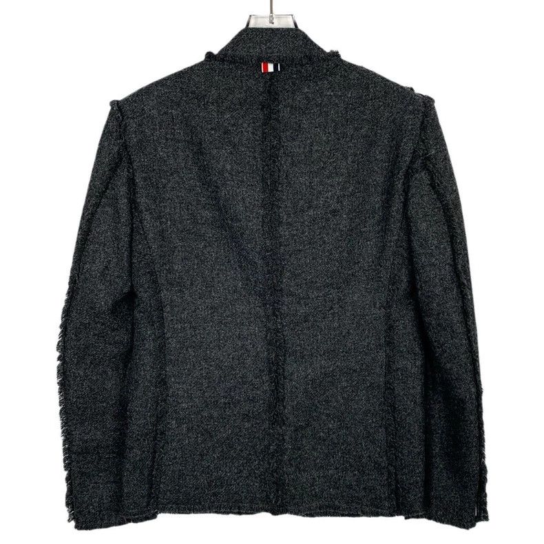 Thom Browne Thom Browne size1 Black and white piping design suit Size 34S - 2 Thumbnail