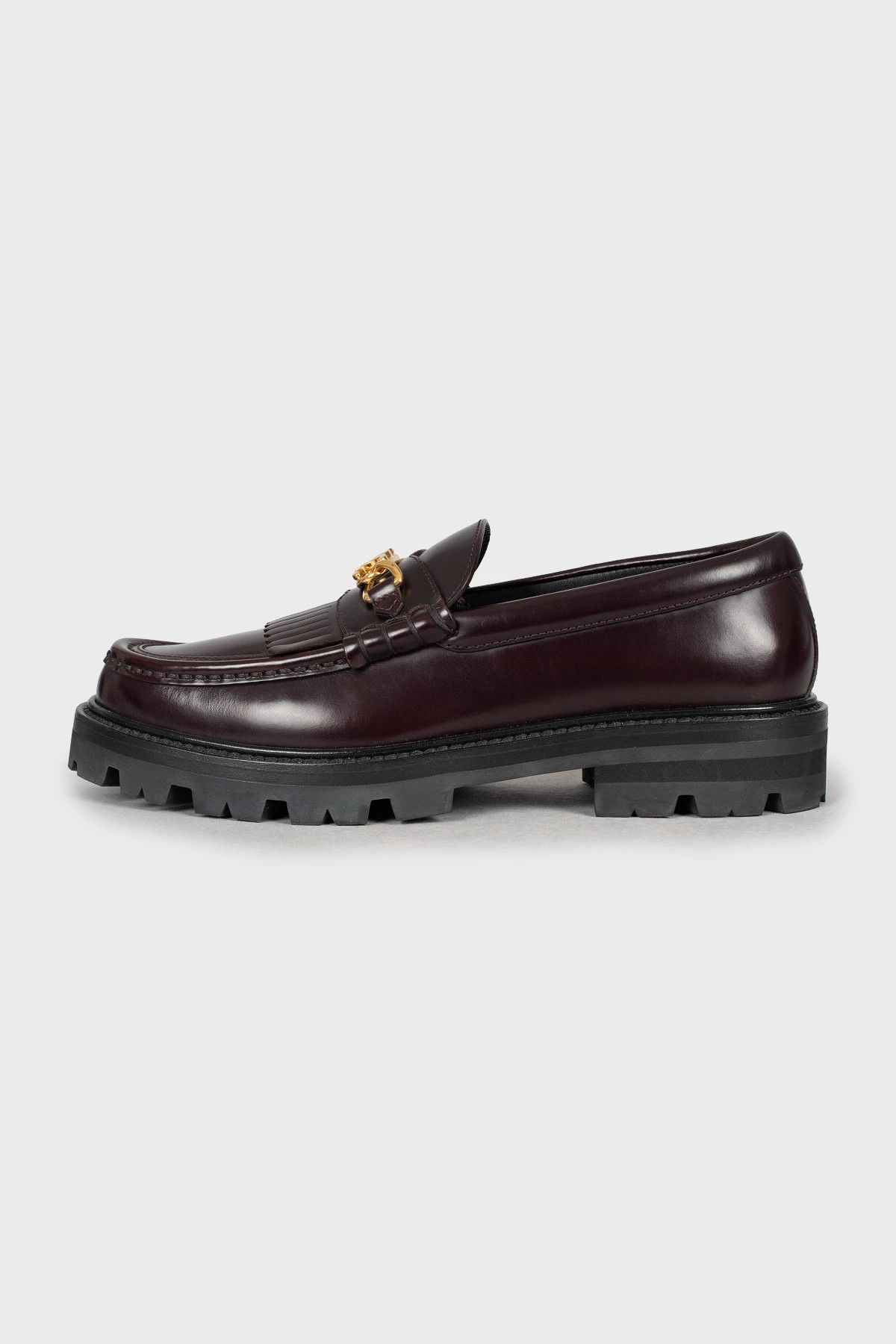 Celine o1bcso1str0924 Margaret Loafer With Triomphe Chain Polished Size US 12 / IT 42 - 2 Thumbnail