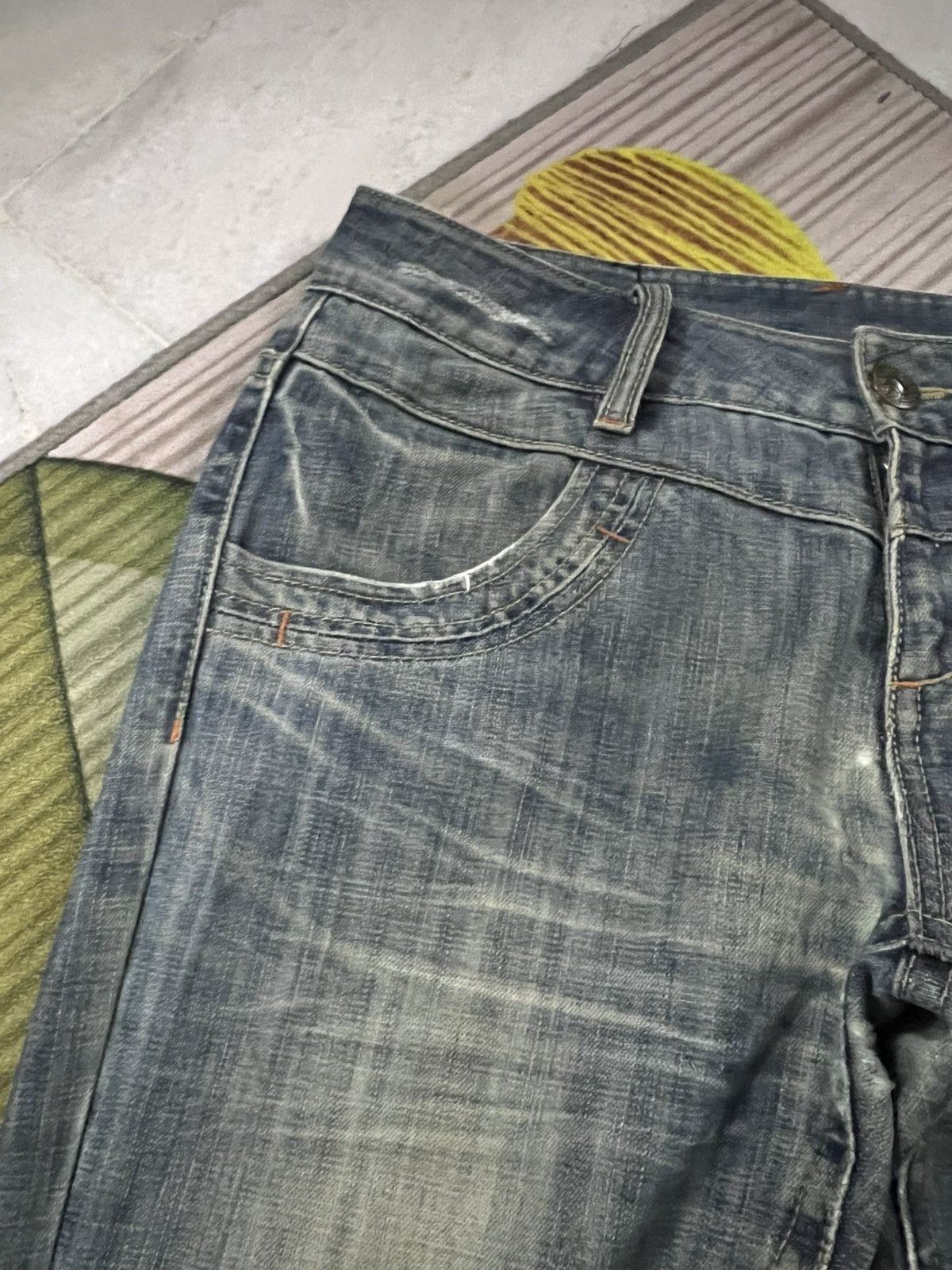 Japanese Brand 💥Classical Japanese Brand Distress Jean Size US 30 / EU 46 - 11 Thumbnail