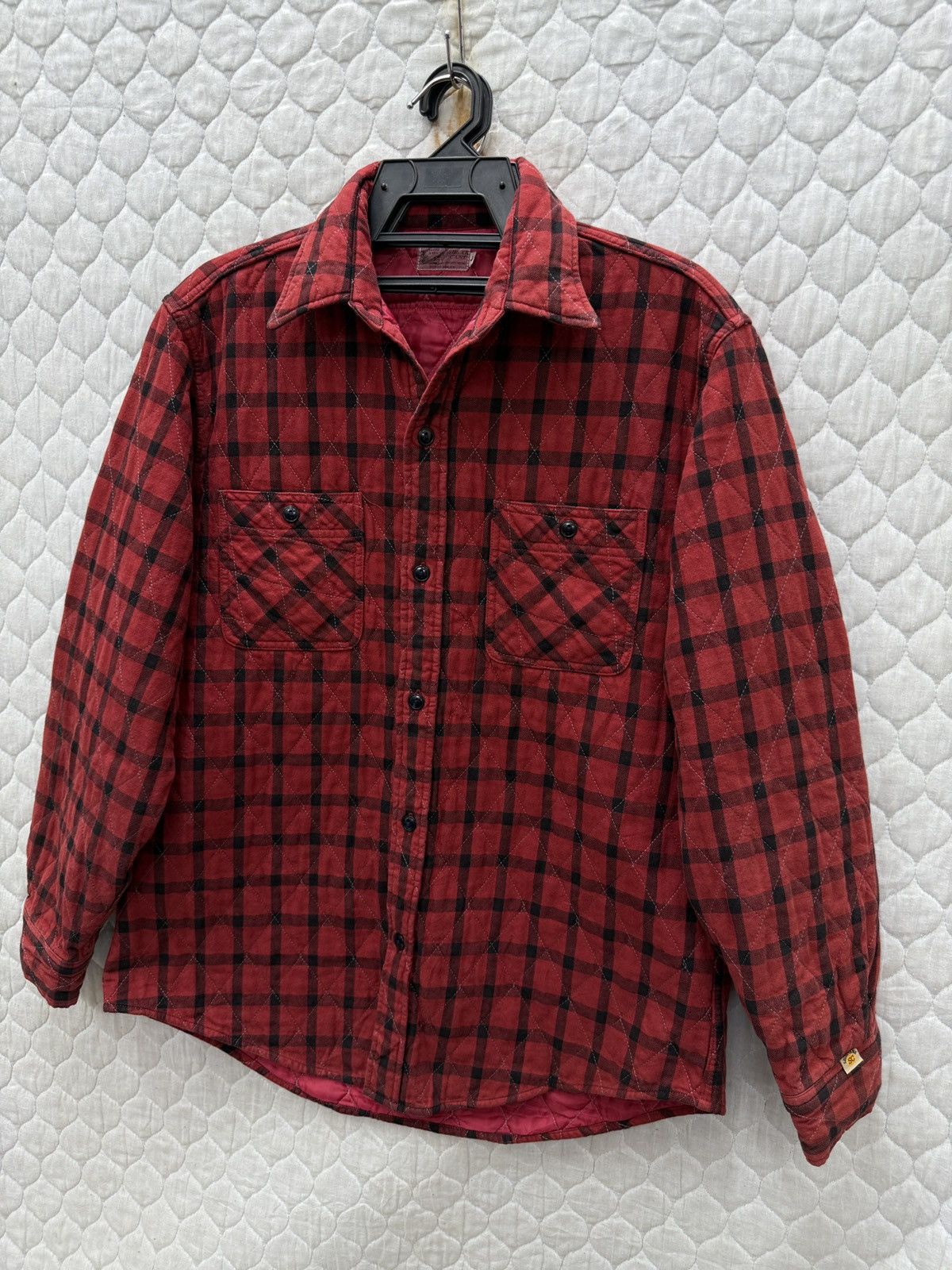 Sugar Cane 🔥🔥🔥VINTAGE SUGAR CANE QUILTED TARTAN JACKET SHIRTS Size US M / EU 48-50 / 2 - 2 Thumbnail