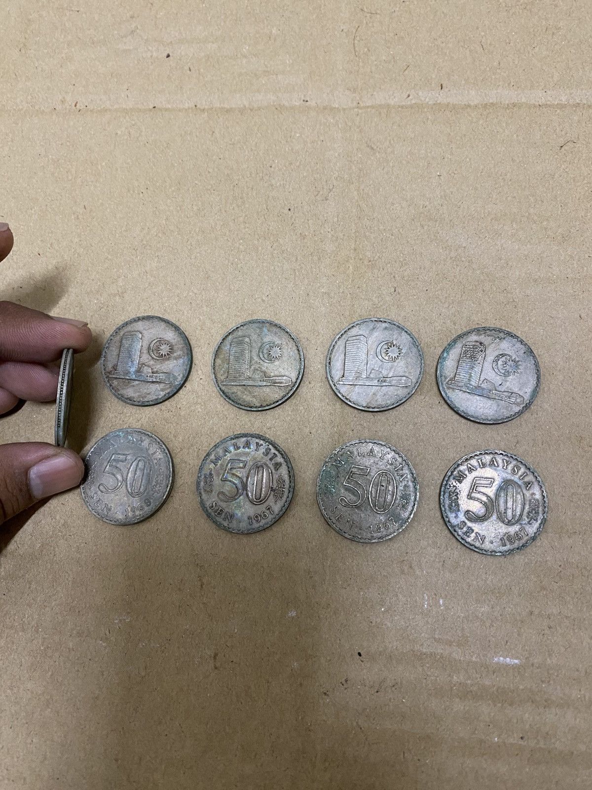 Vintage Vintage Rare 50cent Security Edge Malaysia Old Coin Size ONE SIZE - 2 Thumbnail
