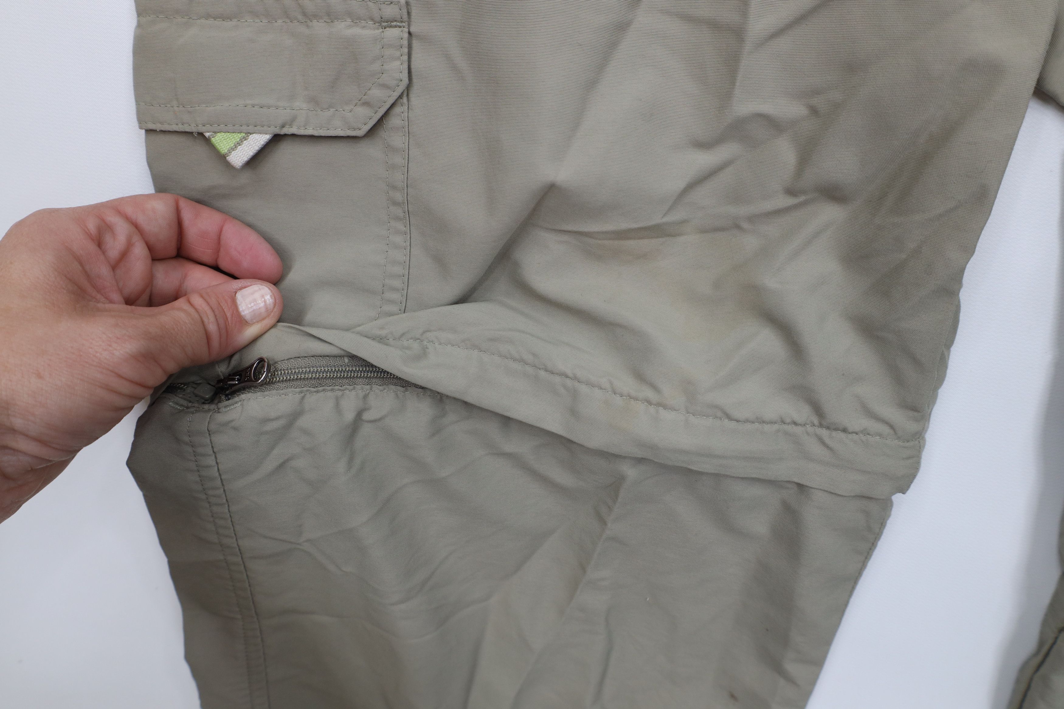 L.L. Bean Vintage LL Bean Convertible Cargo Pants Shorts Trekking Size 32" / US 10 / IT 46 - 8 Thumbnail