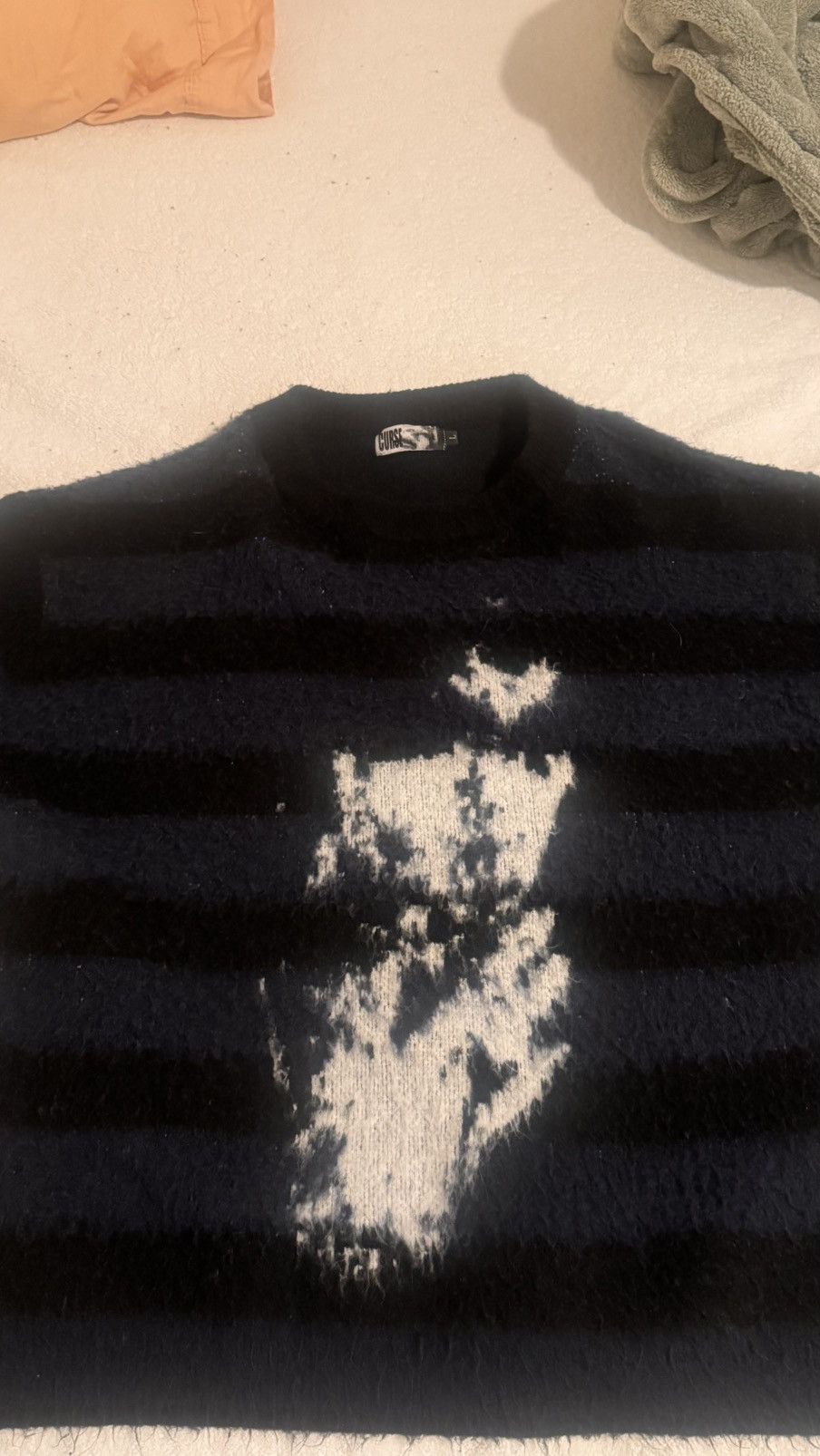 Other OnlyCurse Ghost Mohair Knit Sweater Size US L / EU 52-54 / 3 - 3 Thumbnail