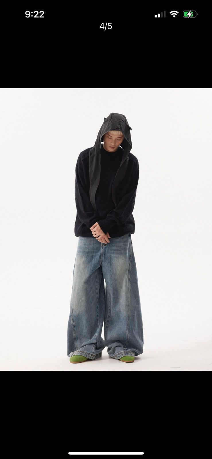 Other BTSG BAGGY WIDE LEG BLUE JEANS Size US 36 / EU 52 - 4 Thumbnail