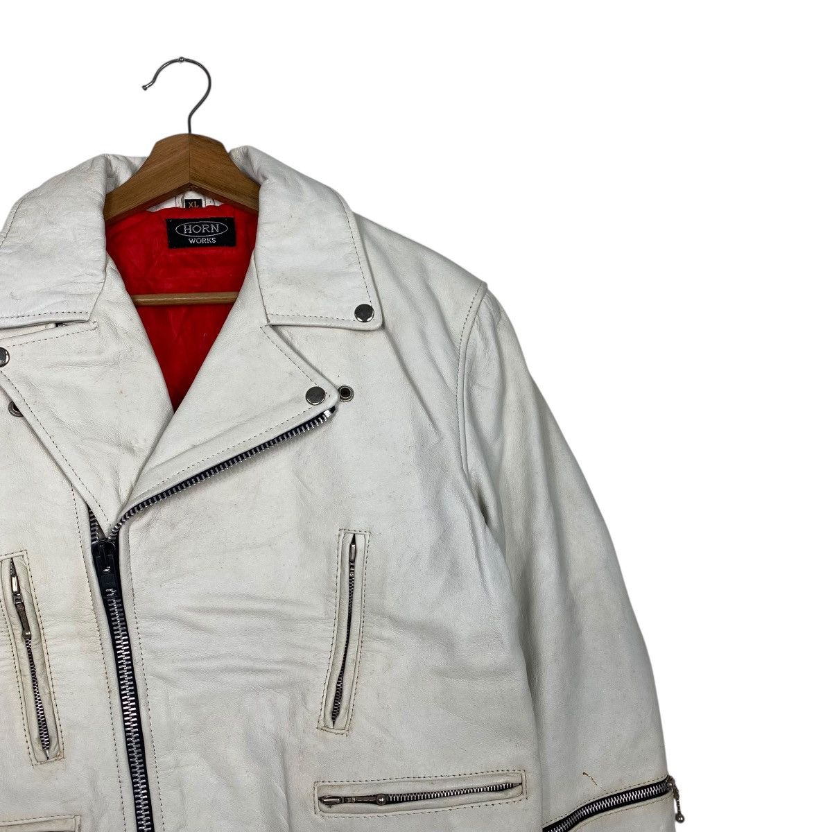 Genuine Leather × Vintage Double Collar leather jacket Size US S / EU 44-46 / 1 - 5 Thumbnail