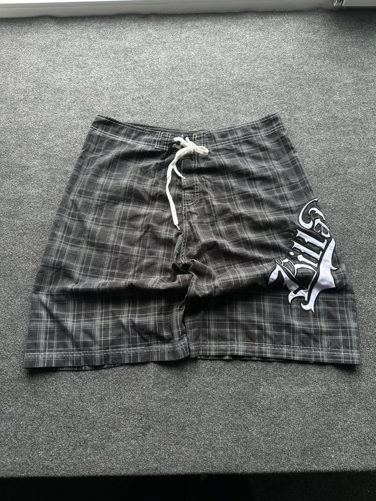 🚨RARE BILLABONG BIG LOGO SWIMM SHORTS Y2K SURF