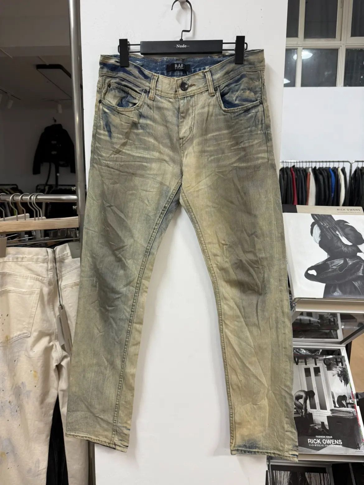 Raf Simons Sz M Raf by Raf Simons Mud Wash Denim Size US 32 / EU 48 - 1 Thumbnail